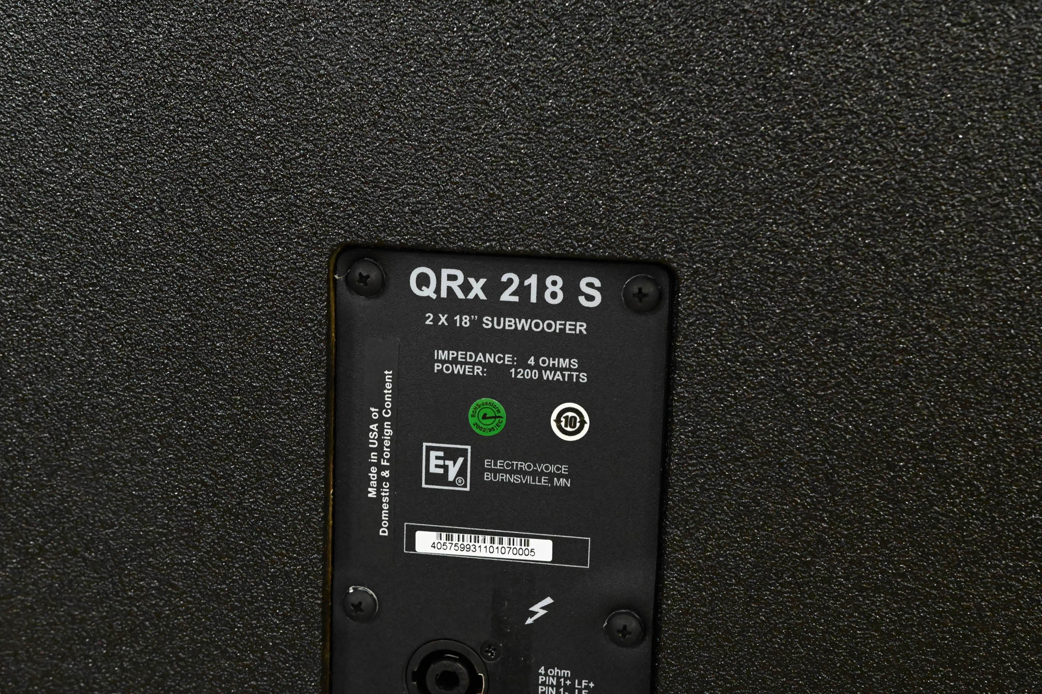 Electro-Voice (EV) QRx 218S Compact Dual 18" Subwoofer