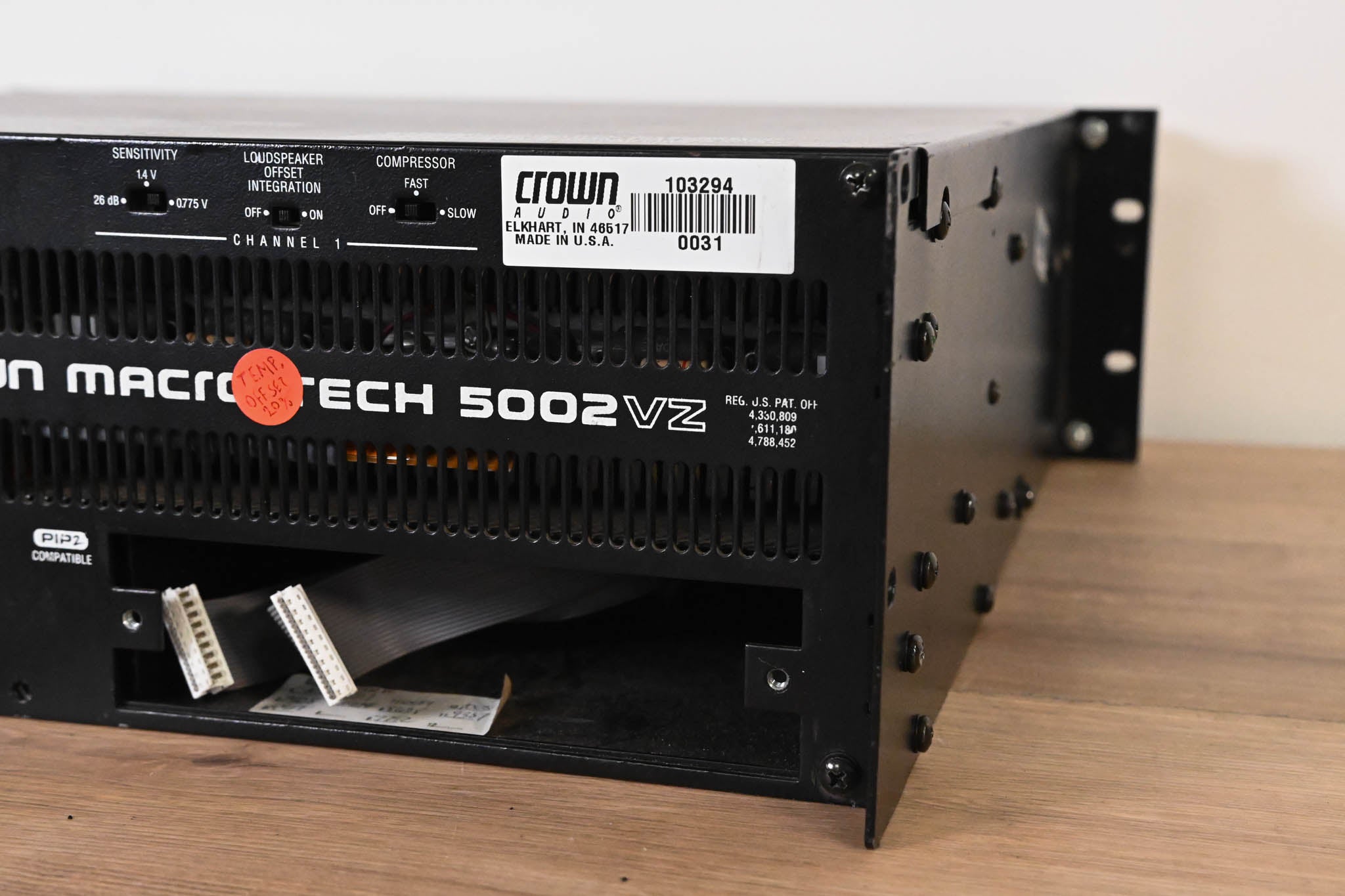 Crown Macro-Tech 5002VZ 2-Channel Power Amplifier