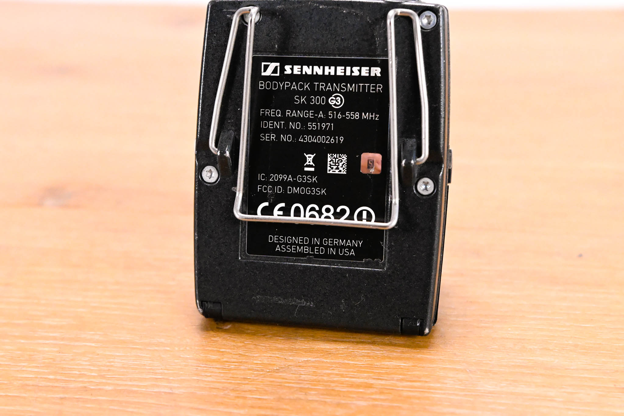 Sennheiser SK 300 G3 Wireless Bodypack Transmitter A Range: 516-558 MHz