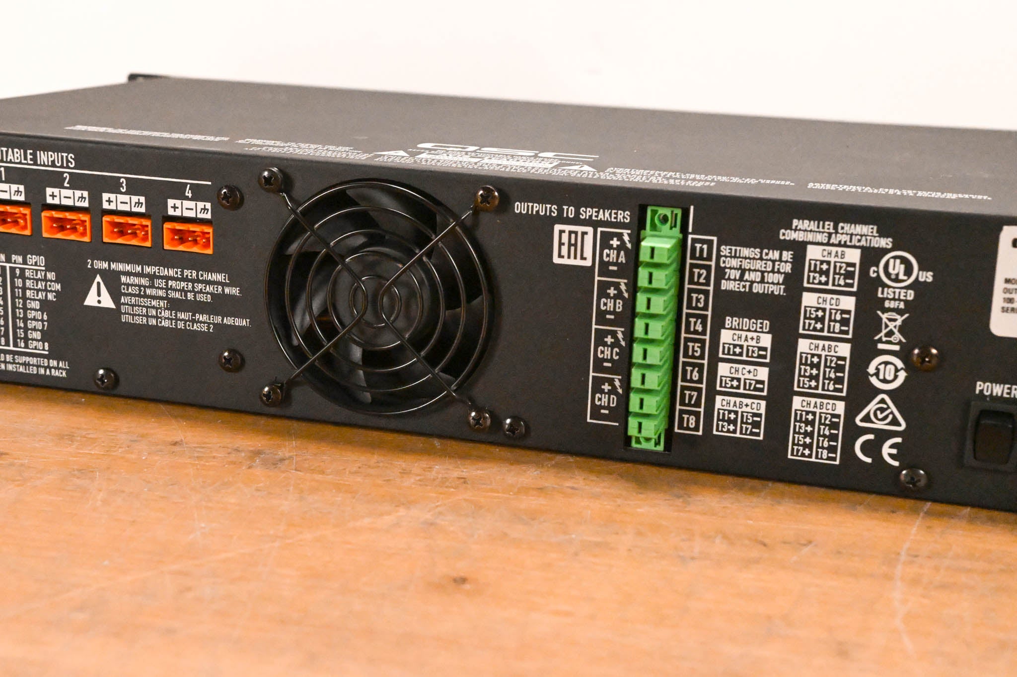 QSC CXD4.2Q 4-Channel, 2000W Network Amplifier
