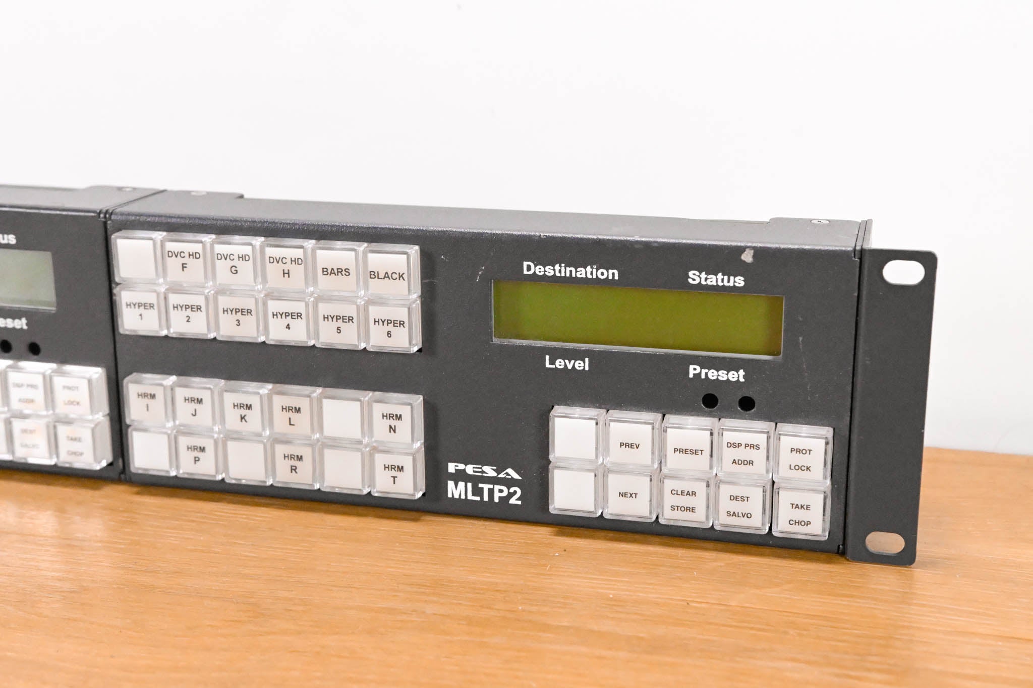 Pesa RCP-MLTP2 Dual 2RU Matrix Switcher Remote Control Panel (NO PSU)