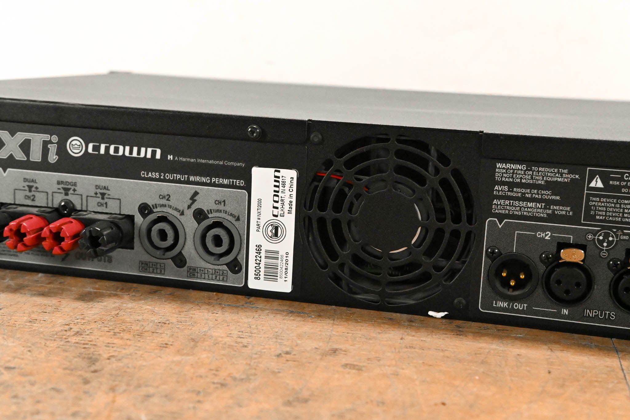 Crown XTi 2000 2-Channel Power Amplifier with DSP