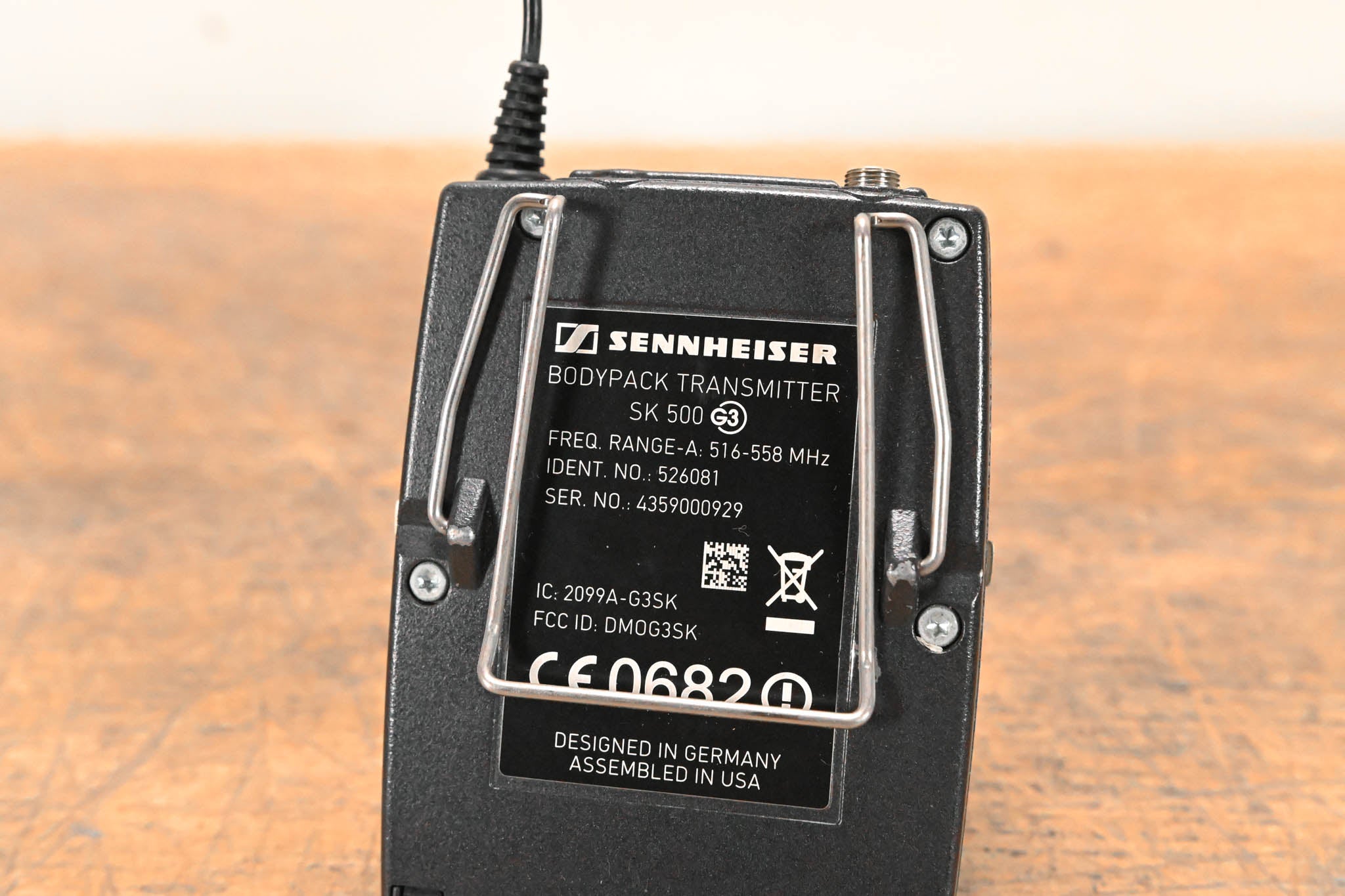Sennheiser ew 500 G3 Bodypack Wireless System - A Range: 516-558 MHz