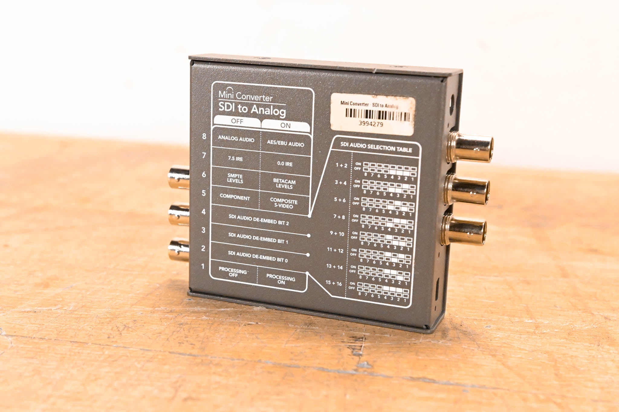 Blackmagic Design Mini Converter SDI to Analog (NO POWER SUPPLY)