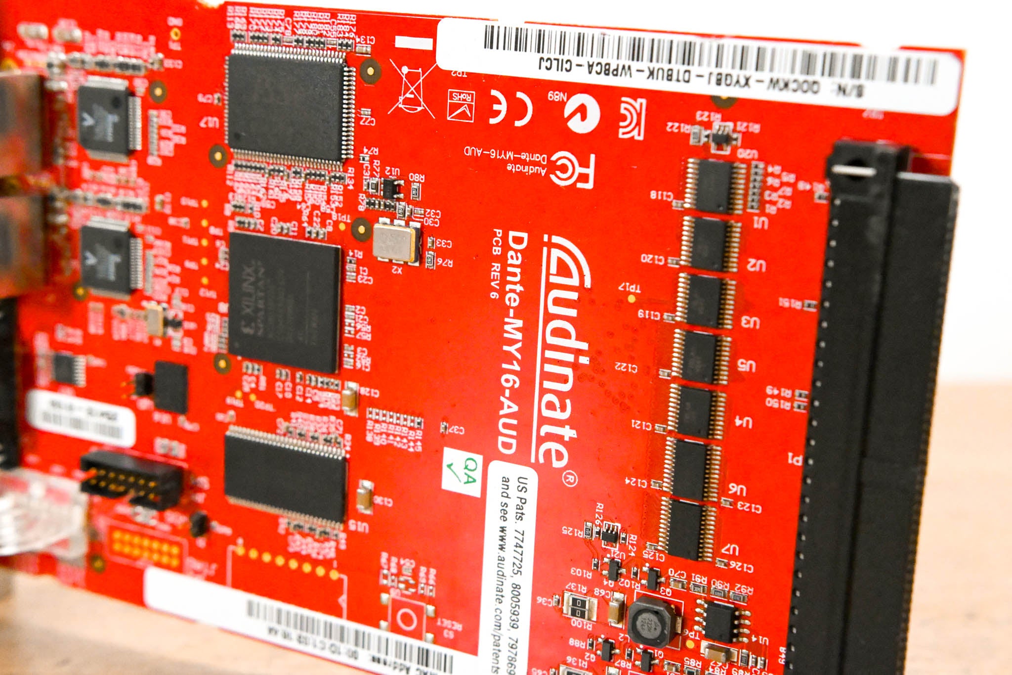 Audinate Dante-MY16-AUD 16-Channel Dante Network I/O Card