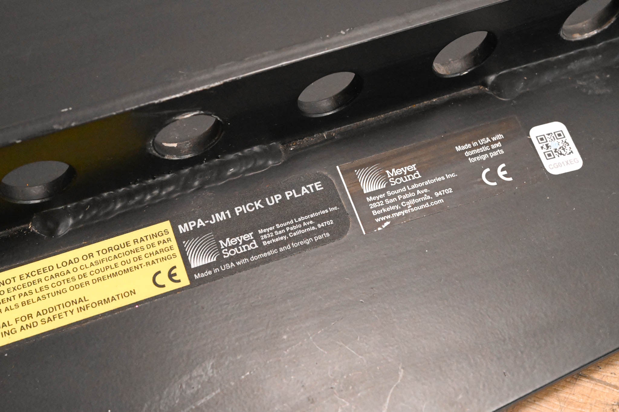 Meyer Sound MPA-JM1 Pick Up Array Plate