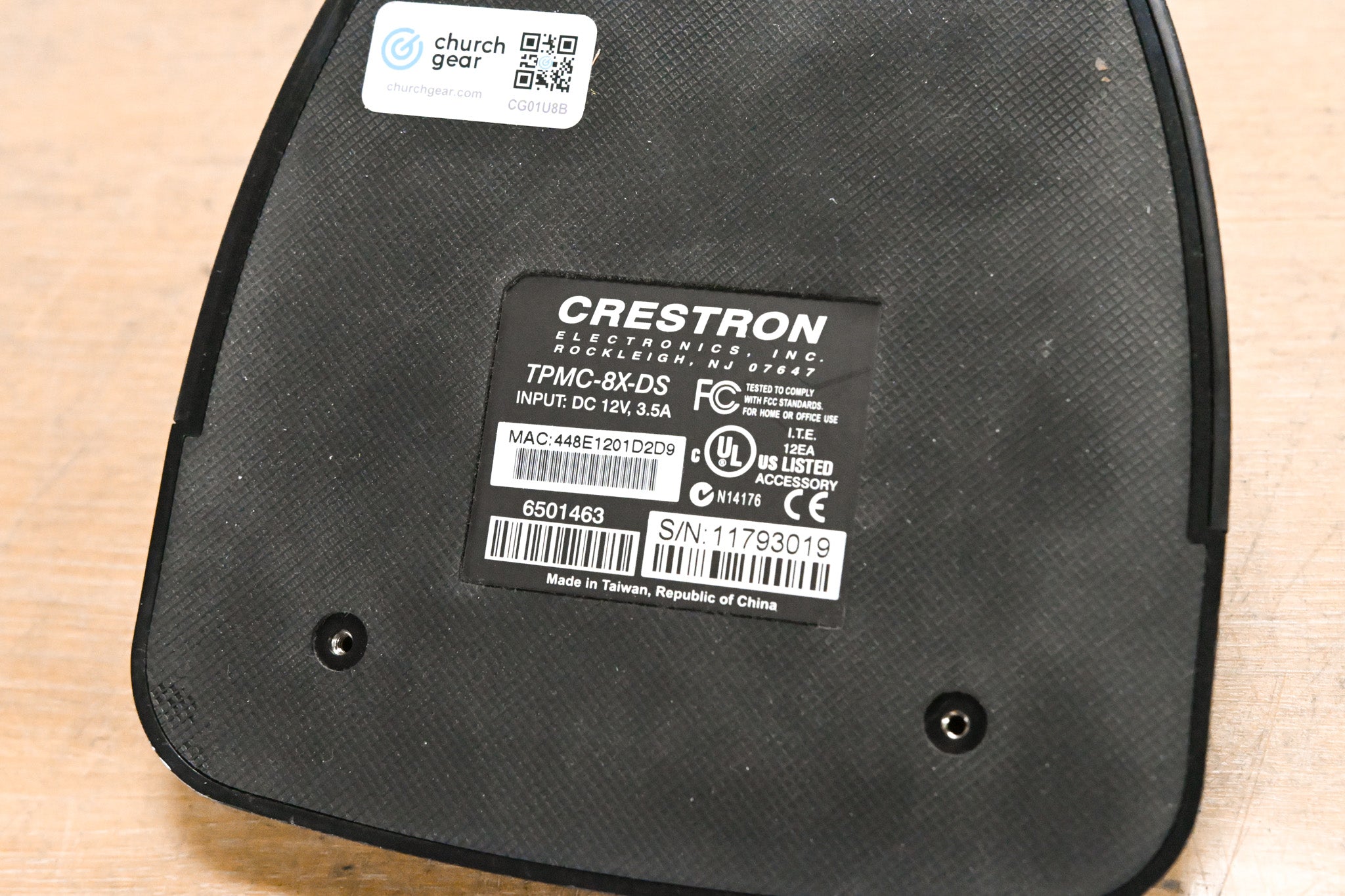 Crestron TPMC-8X-DS Desktop Docking Station for TPMC-8X Screen (NO PSU)