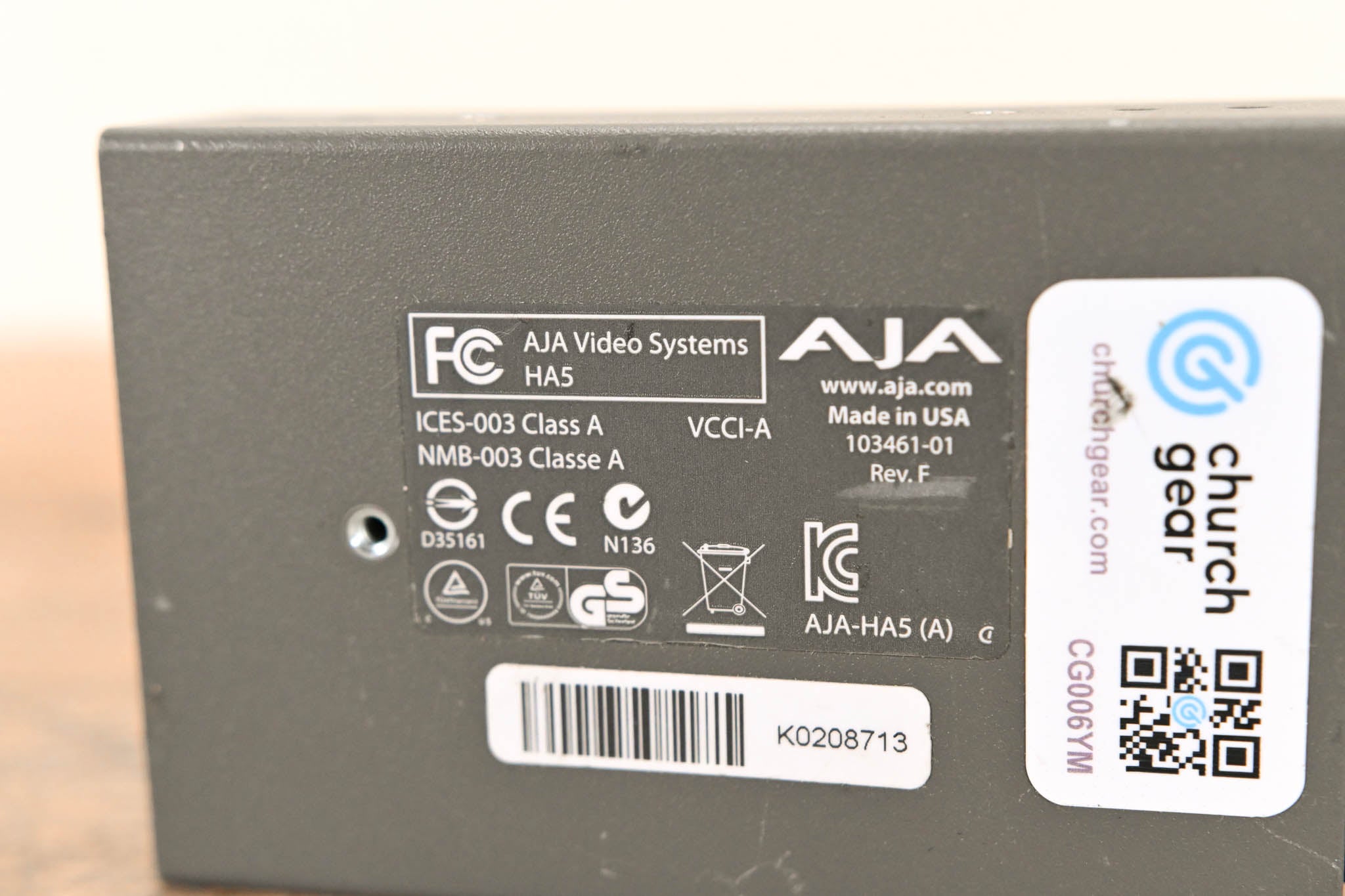 AJA HA5 HDMI to SD/HD-SDI Video and Audio Converter (NO POWER SUPPLY)