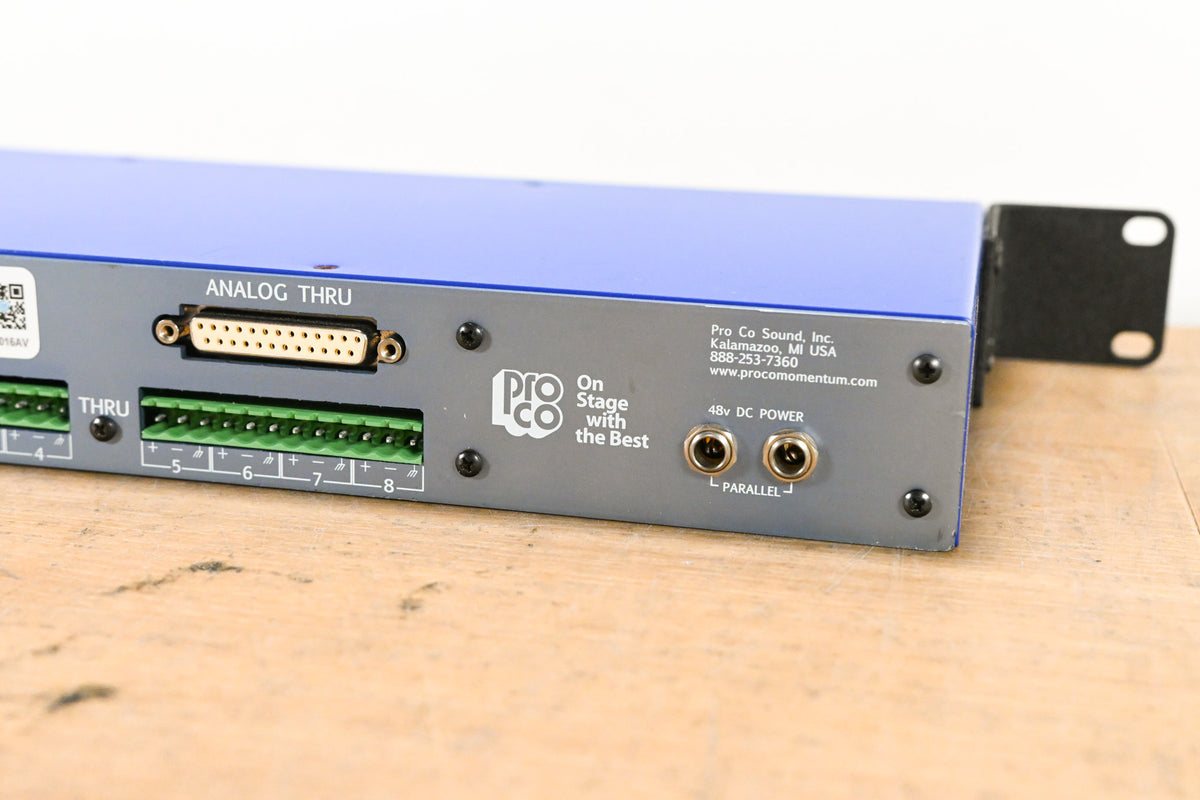 ProCo Momentum mo8 Digital Snake System (NO POWER SUPPLY)