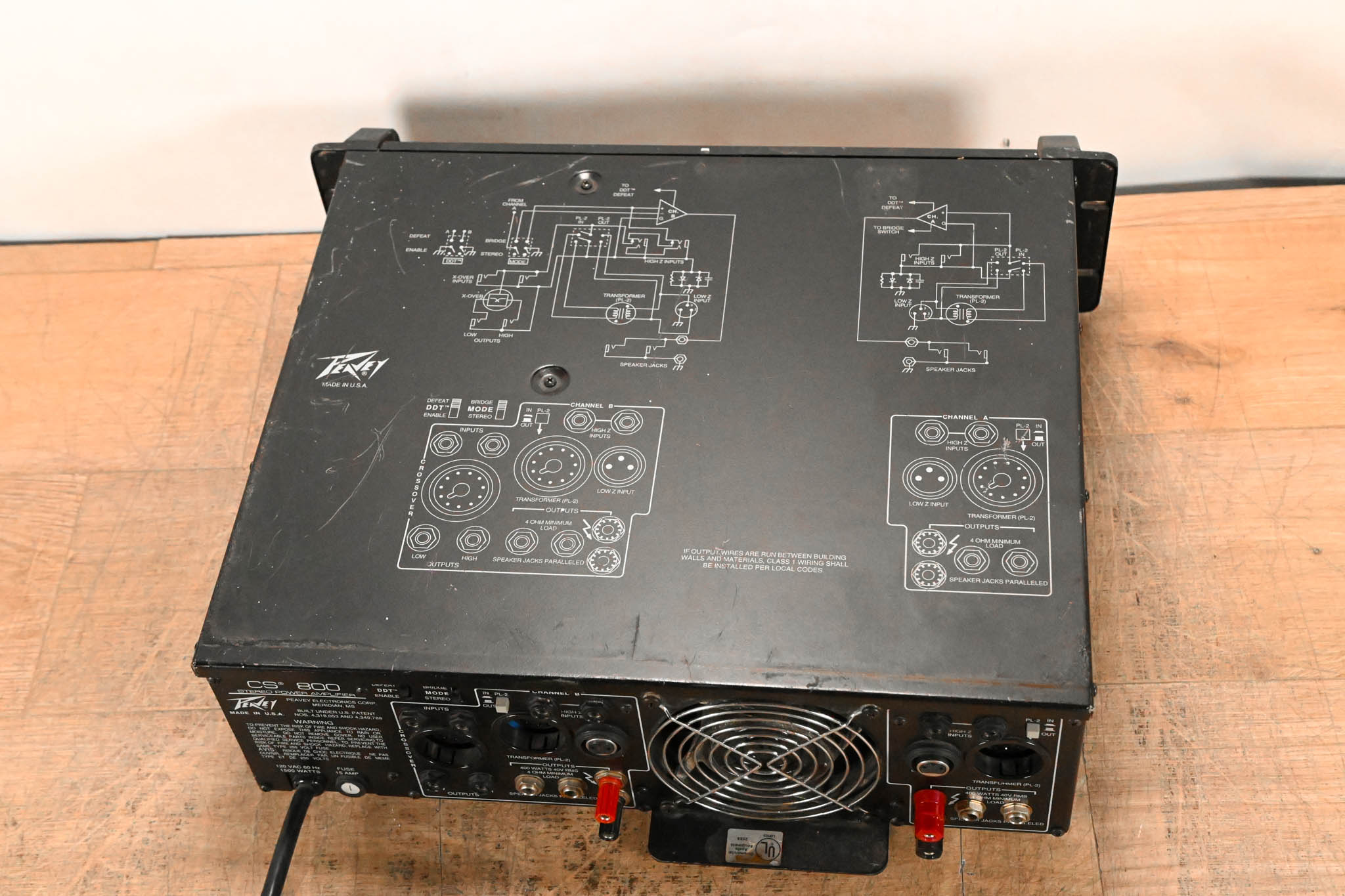 Peavey CS-800 2-Channel Power Amplifier
