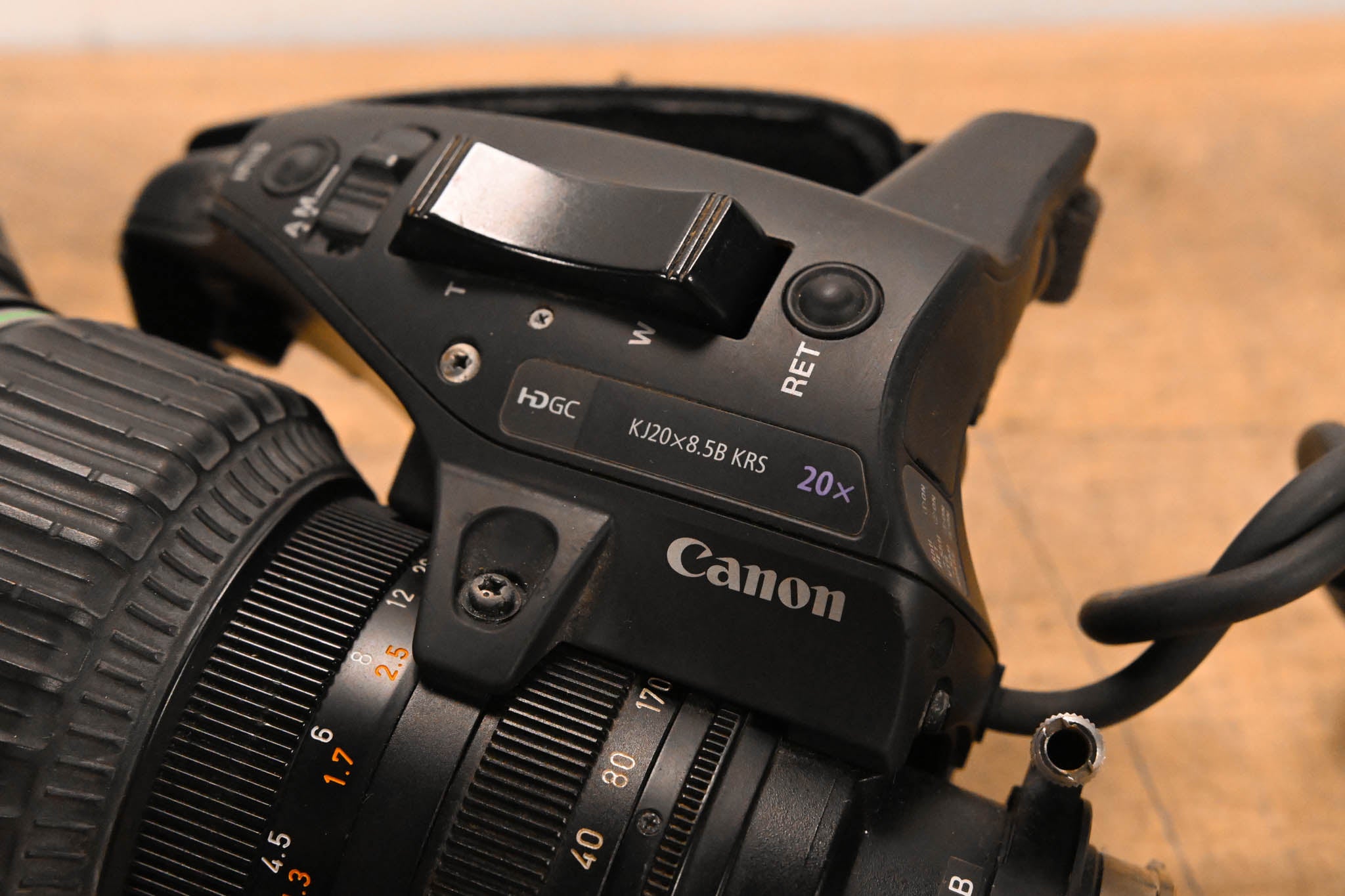 Canon KJ20x8.5B KRS HDgc 20x 2/3" ENG High Definition Telephoto Lens