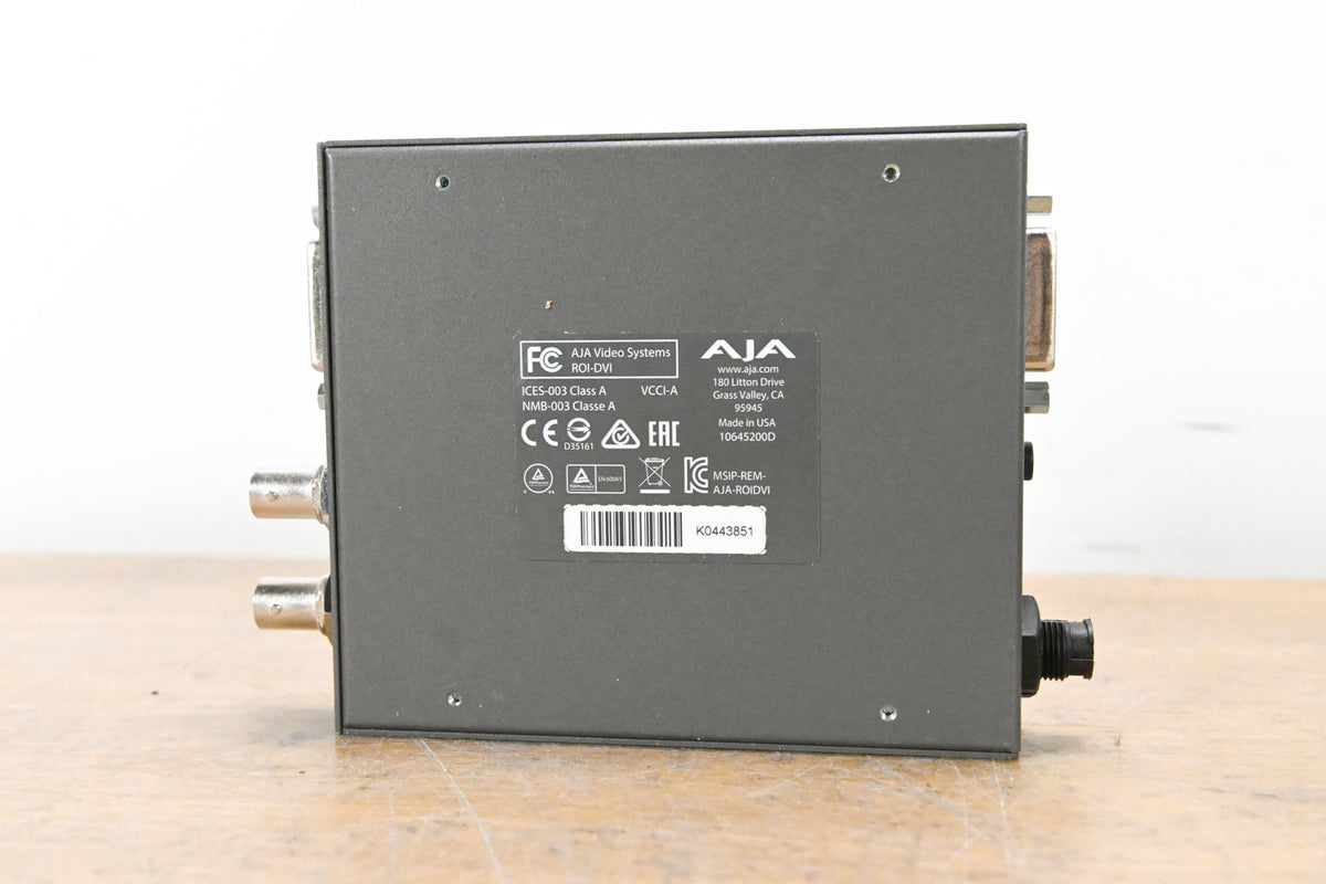 AJA ROI-DVI DVI/HDMI to SDI Converter with ROI Scaling