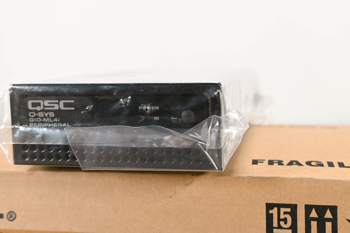 QSC Q-SYS QIO-ML4i Network Mic/Line Input Expander (NO POWER SUPPLY)