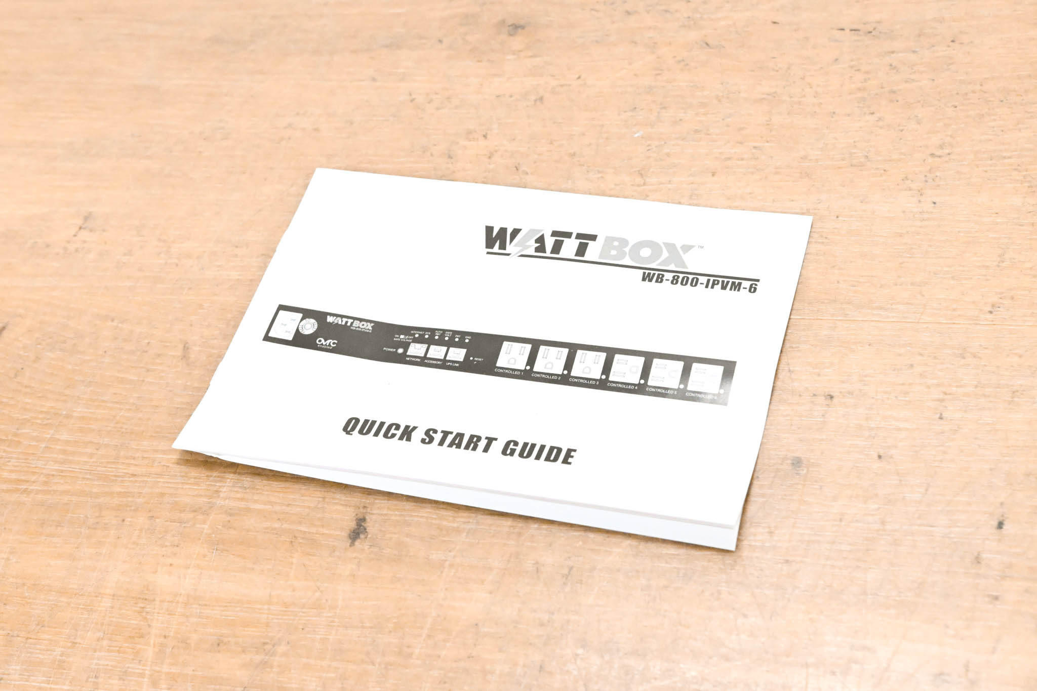 WattBox WB-800-IPVM-6 Rackmount IP Power Conditioner (6 Outlets)