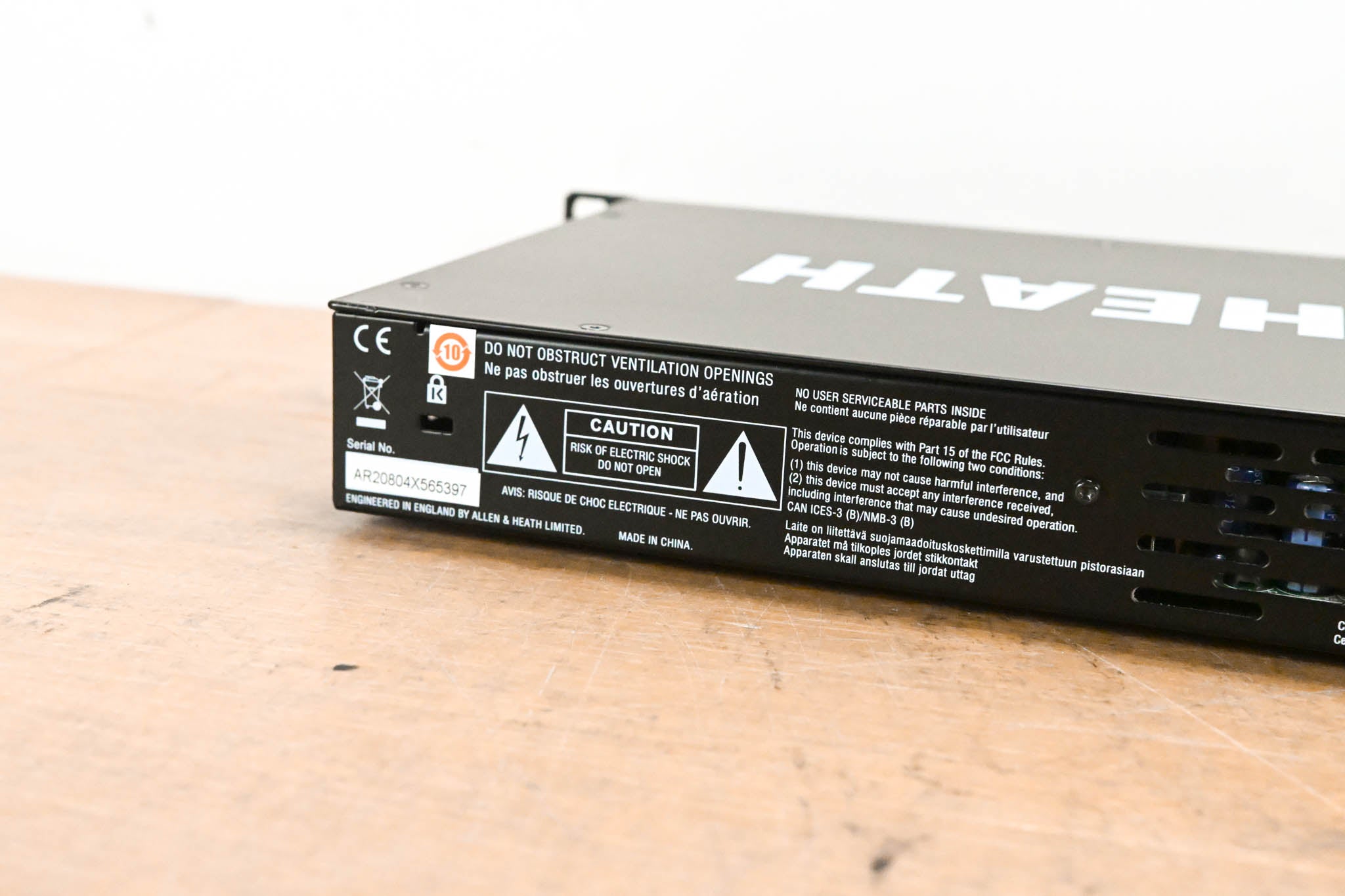 Allen & Heath AR84 8in / 4out Expansion AudioRack for GLD and Qu Mixers