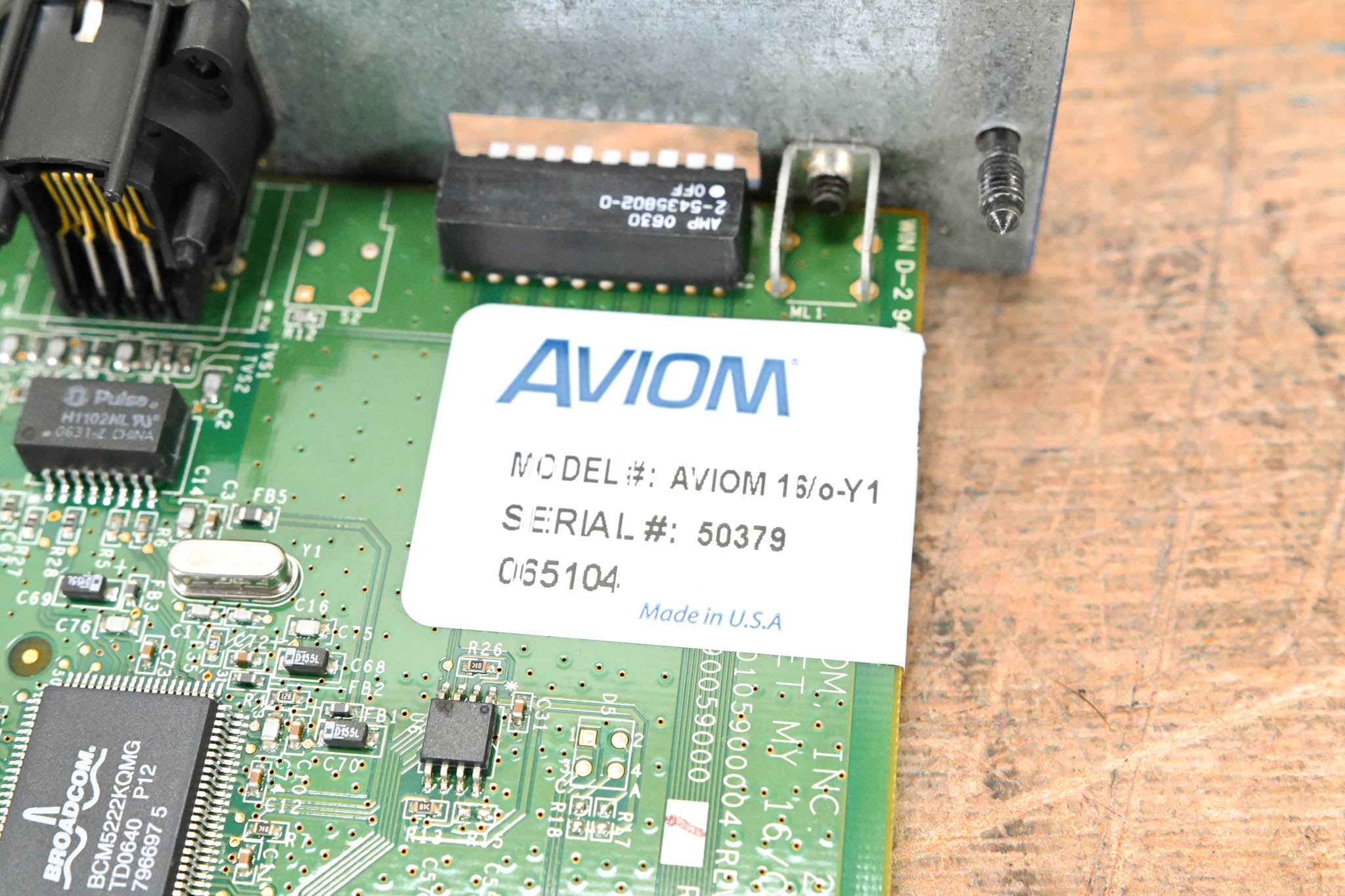 Aviom 16/o-Y1 A-Net Card for Yamaha Digital Products