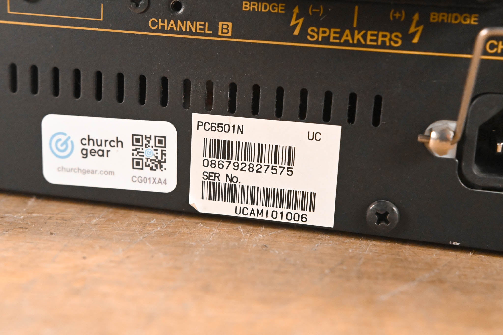 Yamaha PC6501N 2-Channel Power Amplifier CG01XA4