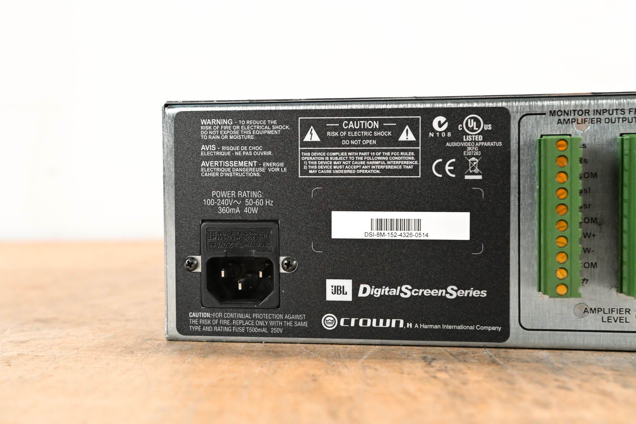 Crown DSi-8M 8-Channel System Monitor