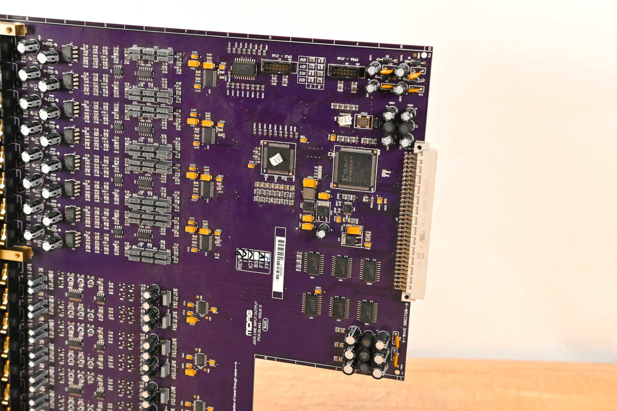 Midas DL443 Analog 8 Input, 8 Output Card with 1/4" TRS Connectors