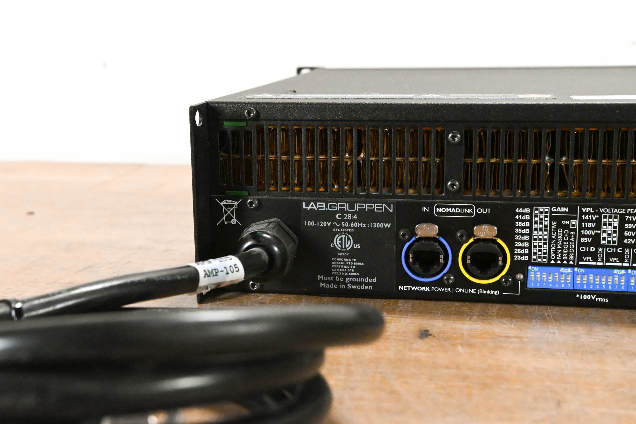 Lab Gruppen C 28:4 2800W 4-Channel Power Amplifier