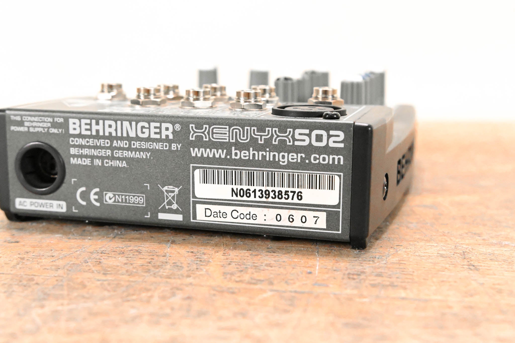 Behringer XENYX 502 5-Input 2-Bus Mixer (NO POWER SUPPLY)