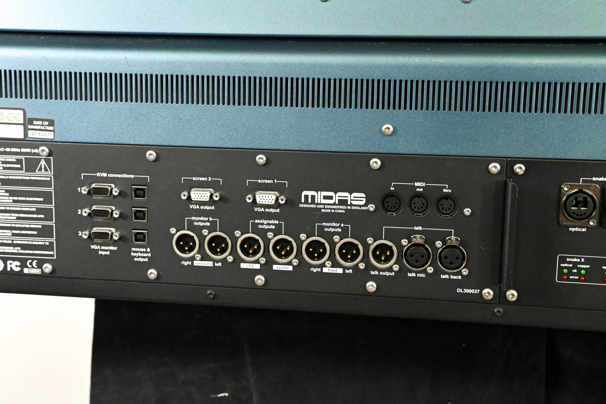 Midas PRO X Control Surface with Neutron High-Performance Audio System