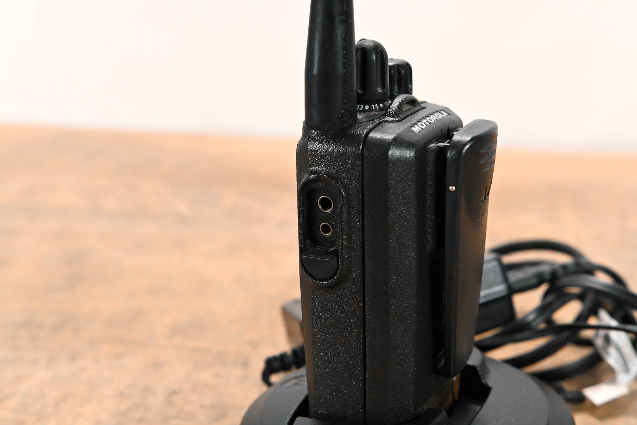Motorola CP185 Portable Two-Way Radio with PMLN5228A Charger