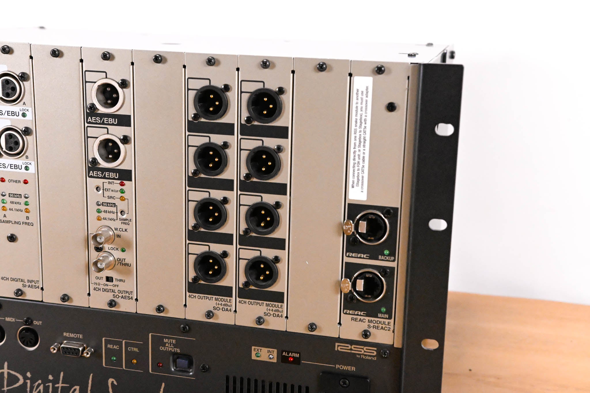 Roland S-4000S-0832 Digital Snake 12x8 Modular Stage Unit