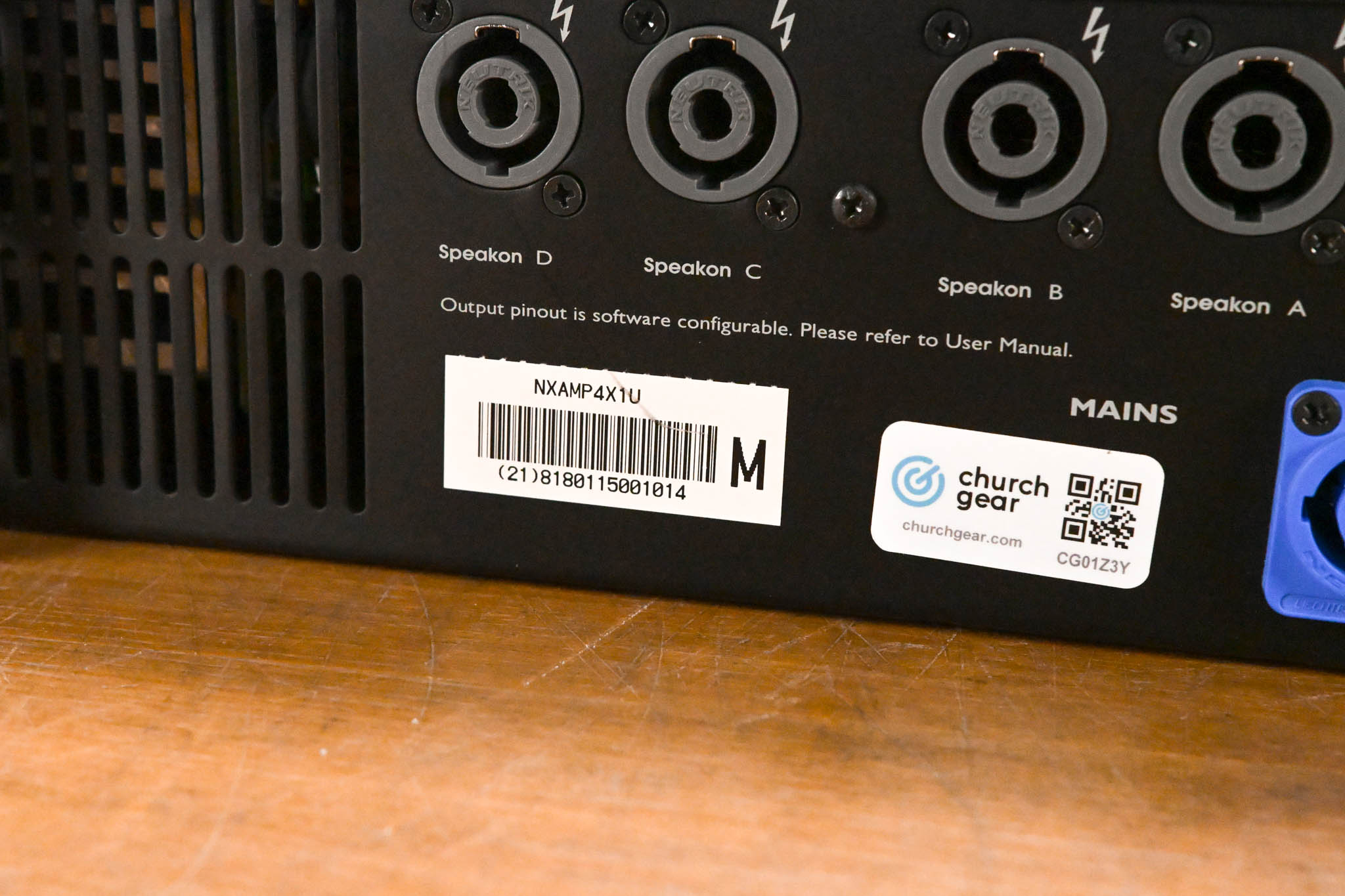 NEXO NXAMP4x1 4-Channel DSP Power Amplifier