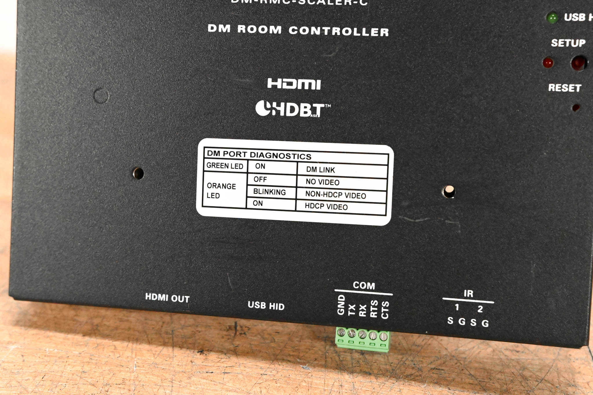 Crestron DM-RMC-SCALER-C Receiver & Room Controller (NO POWER SUPPLY)