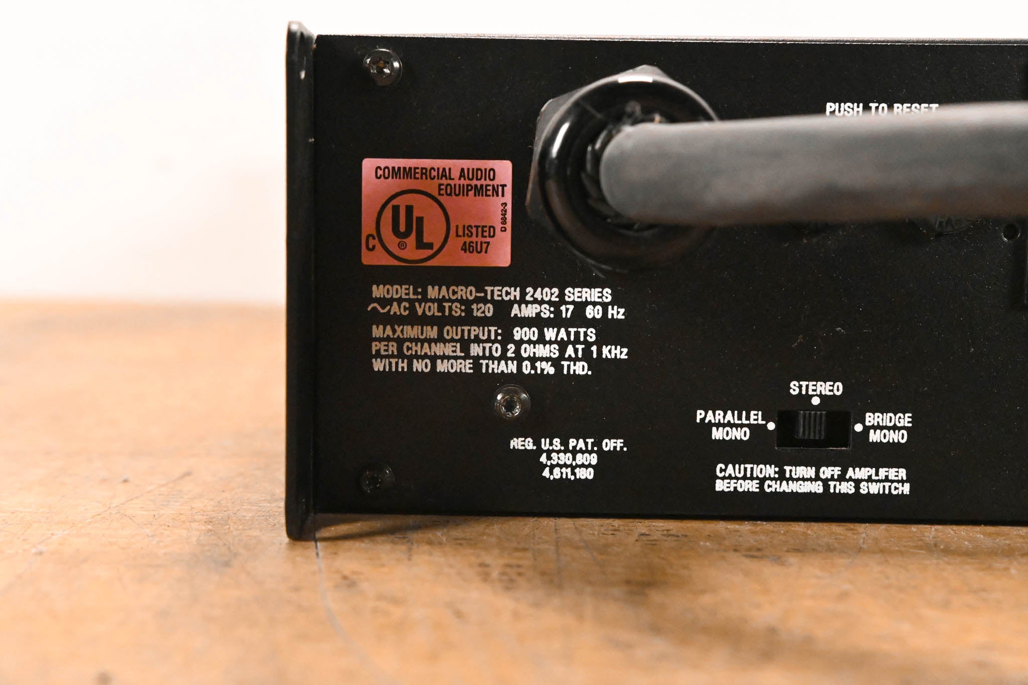 Crown Macro-Tech 2402 2-Channel Power Amplifier