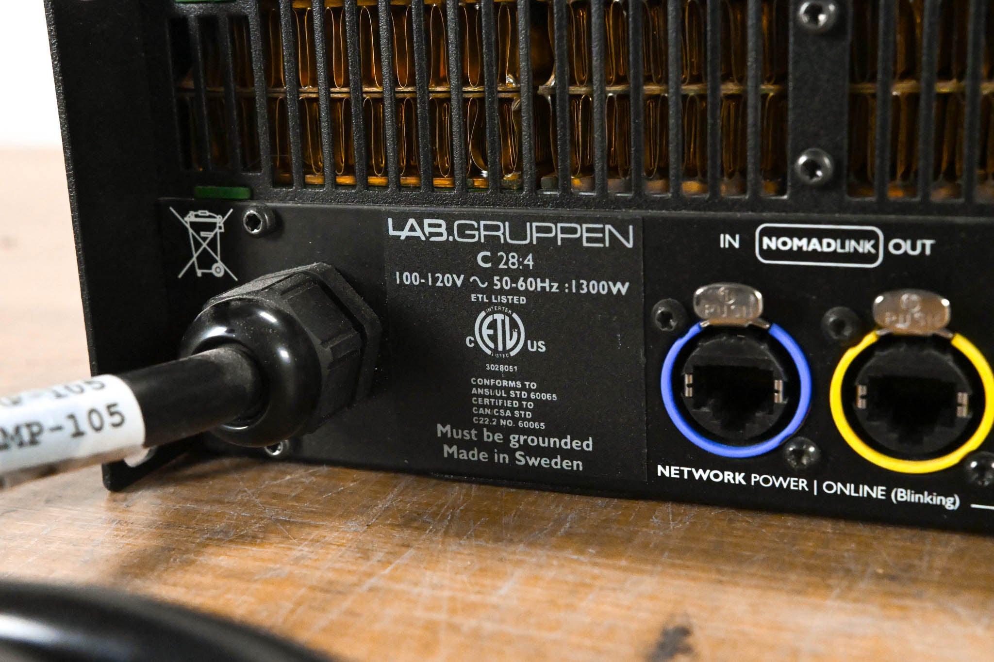 Lab Gruppen C 28:4 2800W 4-Channel Power Amplifier