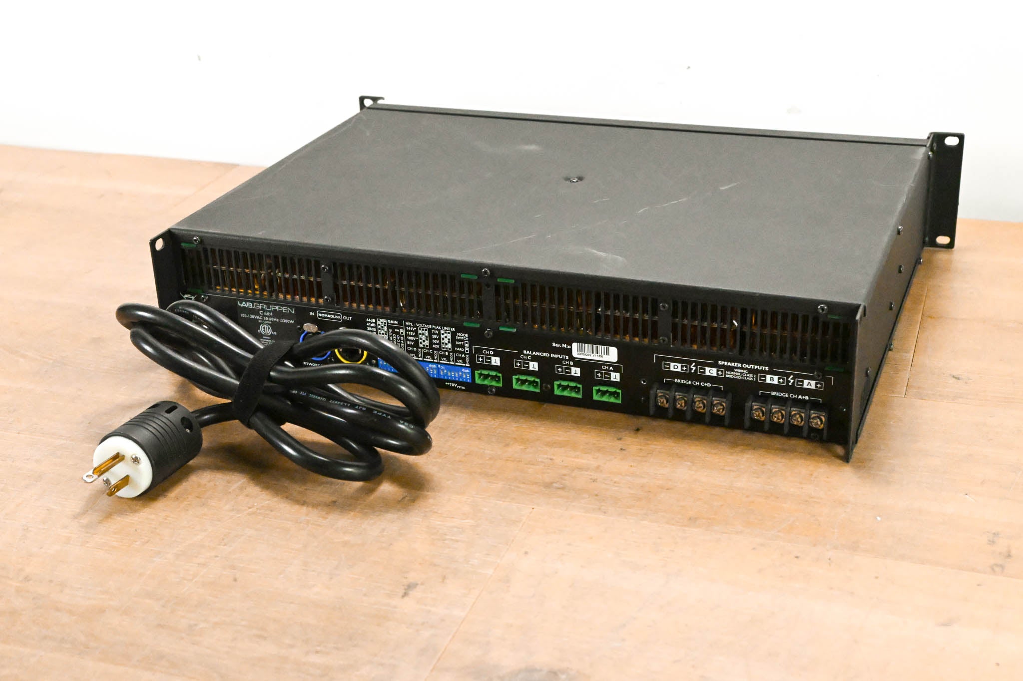 Lab Gruppen C 68:4 6800W Four-Channel Power Amplifier