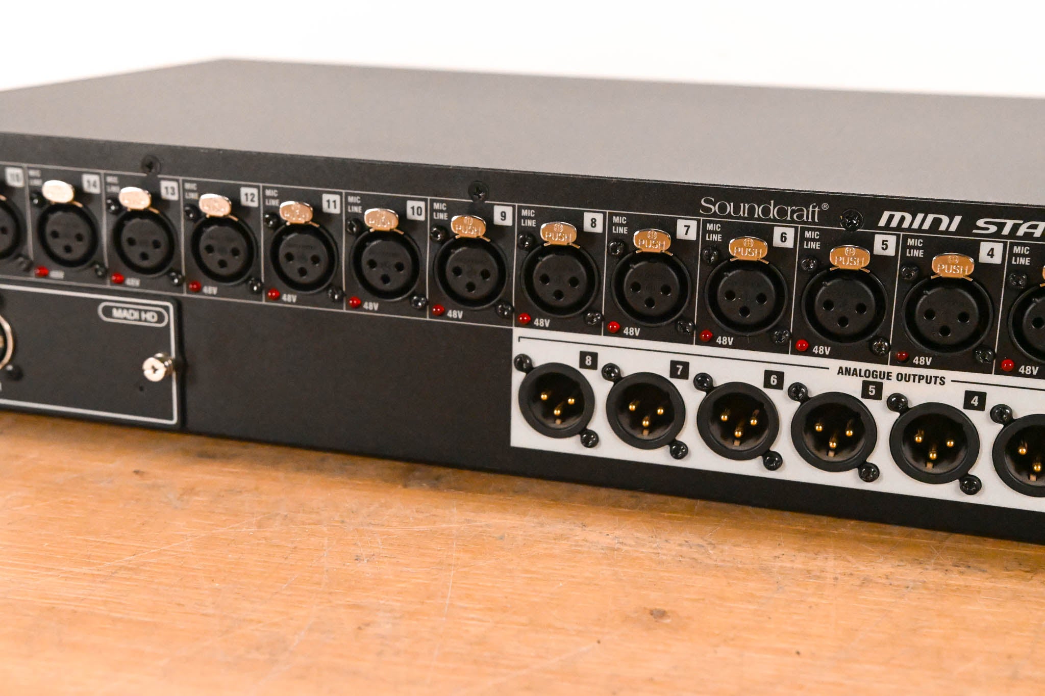 Soundcraft Mini Stagebox 16R Cat 5 16-CH Digital Stage Box w/ MADI Card