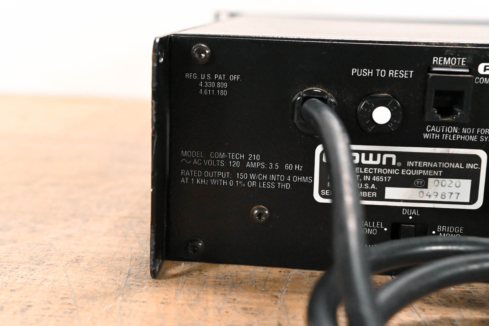 Crown Com-Tech 210 2-Channel Power Amplifier