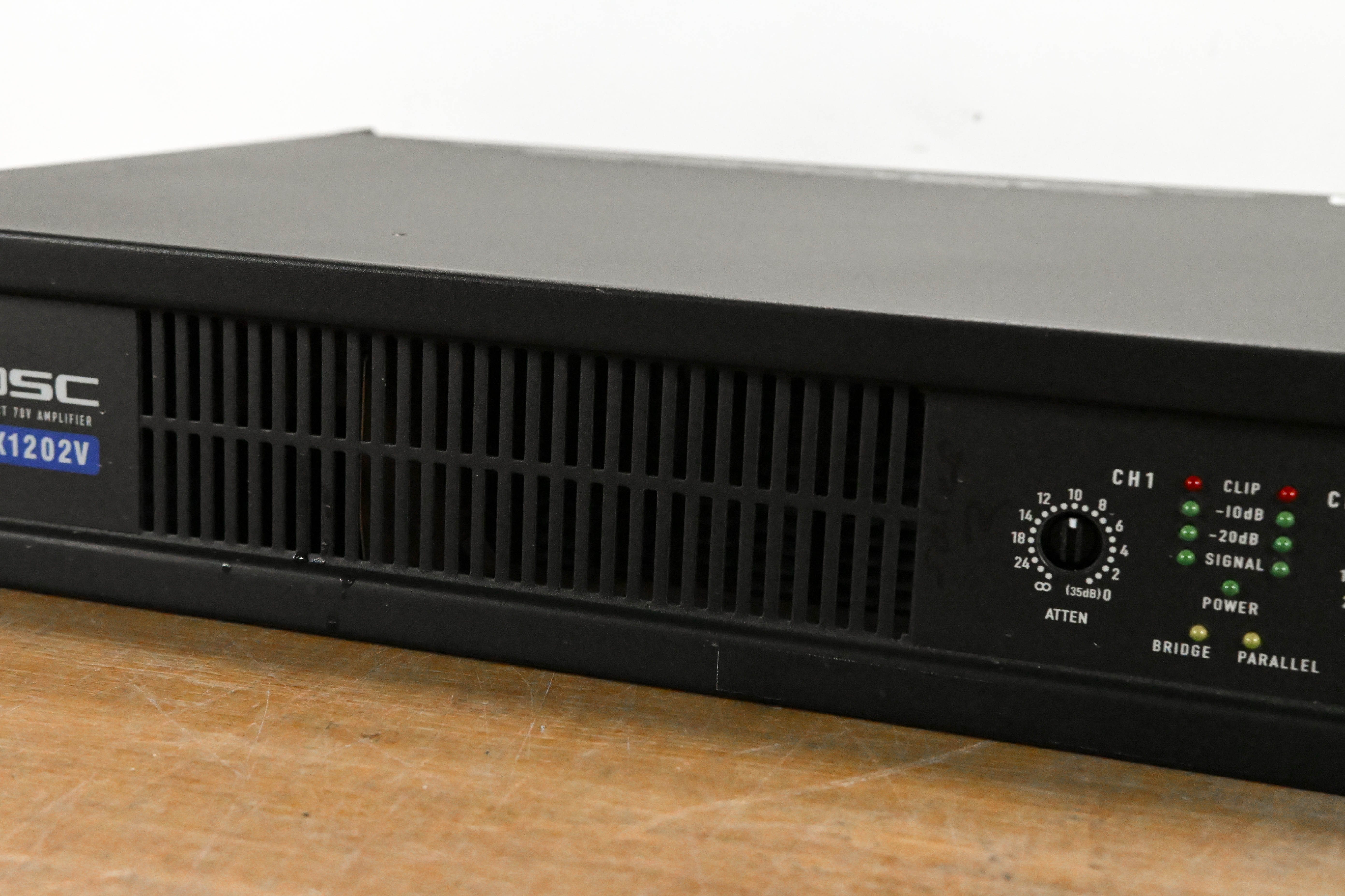 QSC CX1202V 1200W 70V 2-Channel Power Amplifier