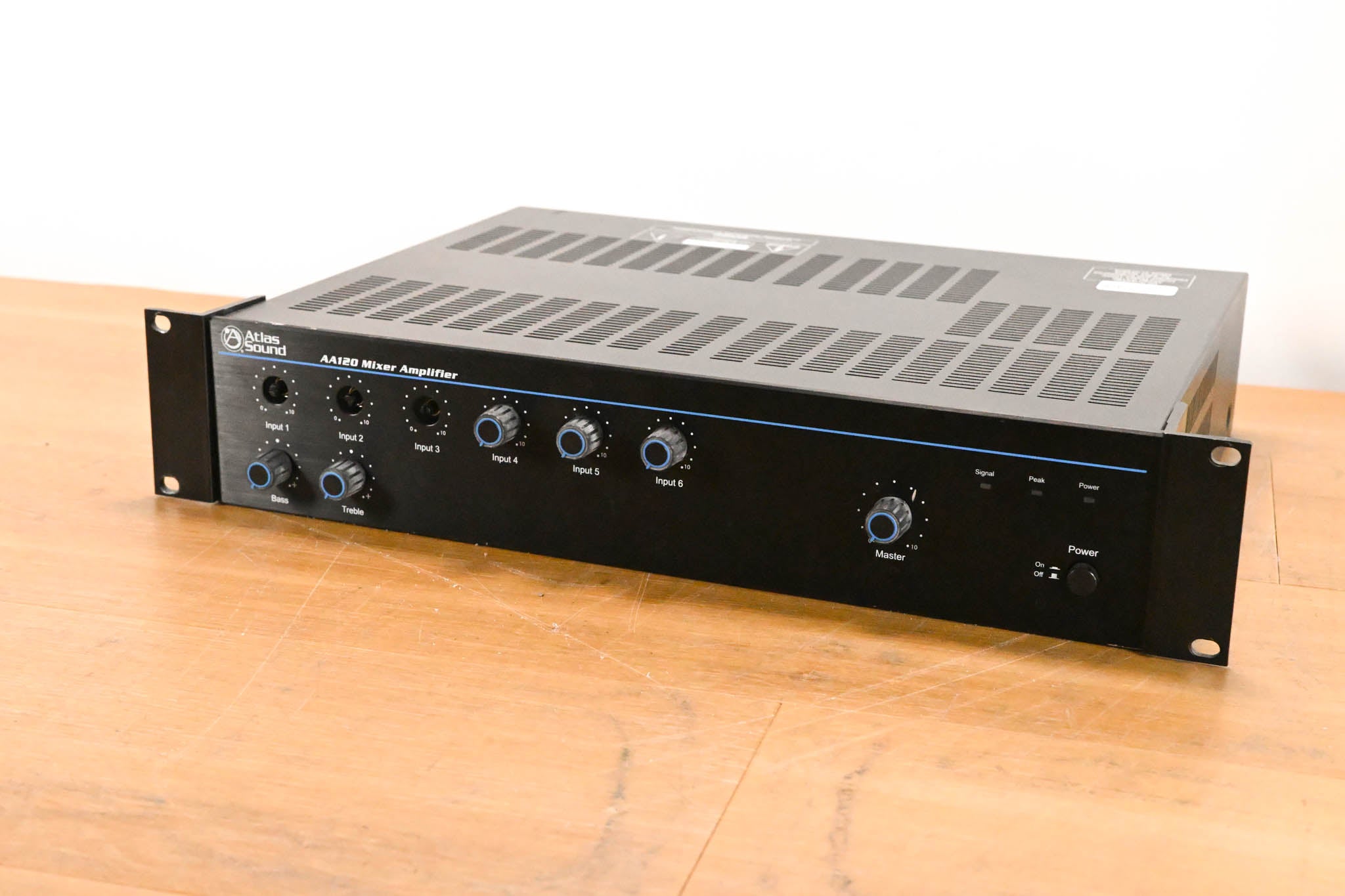Atlas Sound AA120 6-Channel 120W Mixer Amplifier