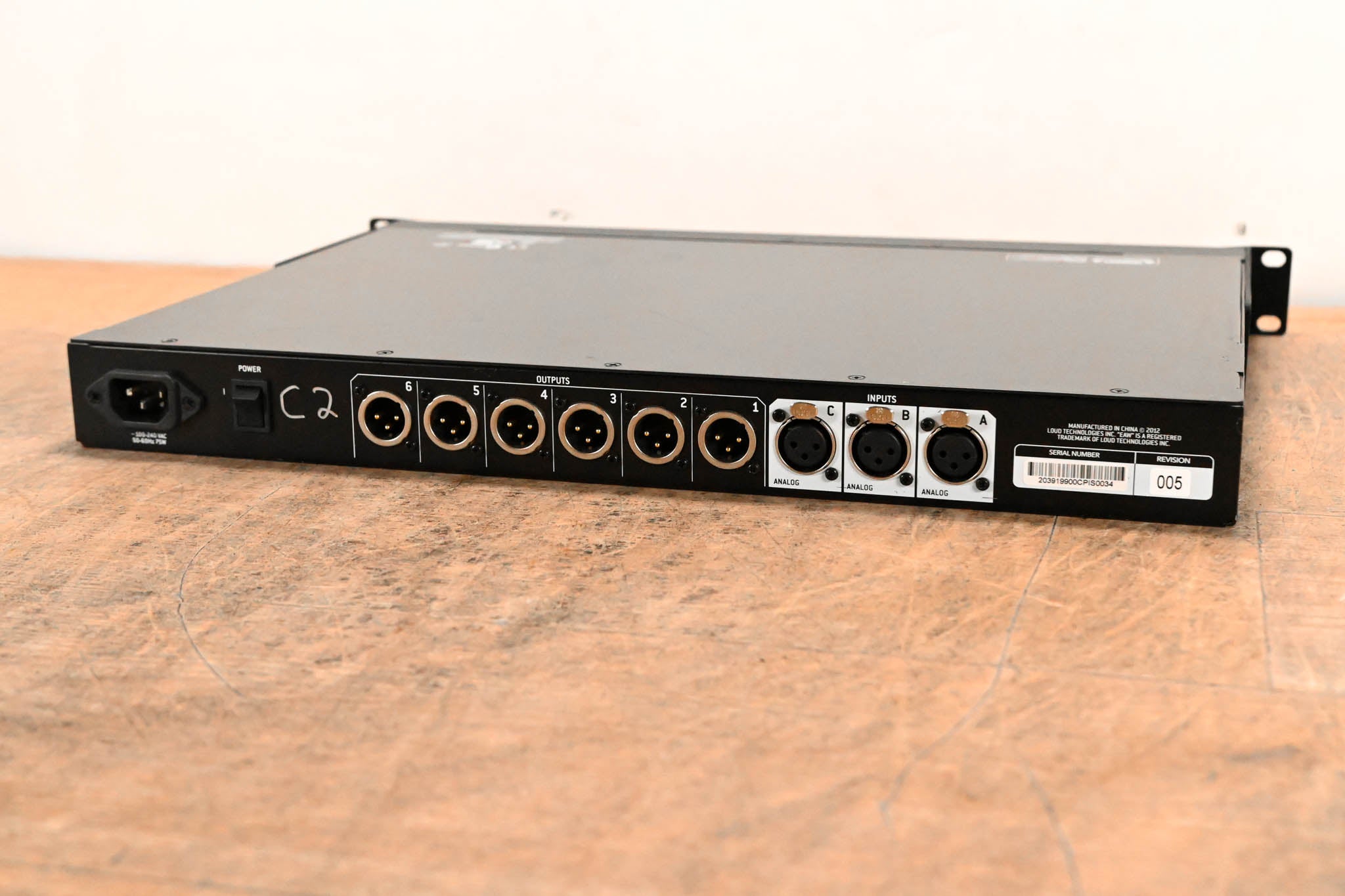 EAW UX3600 3x6 Digital Signal Processor
