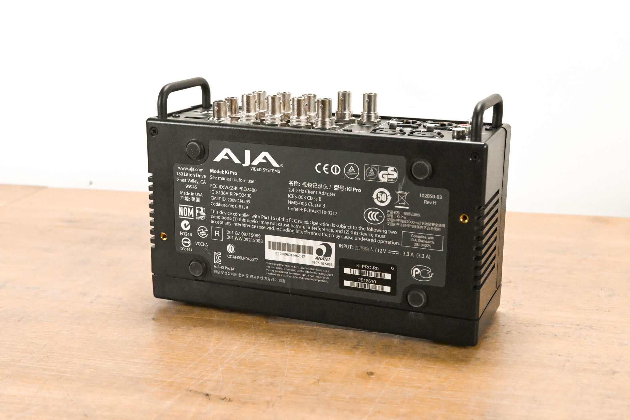 AJA Ki Pro File-Based HD/SD Video Recorder and Player (NO POWER SUPPLY)