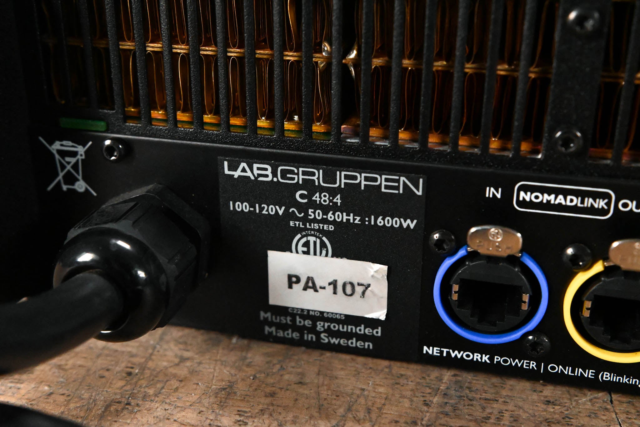 Lab Gruppen C 48:4 4800W 4-Channel Power Amplifier