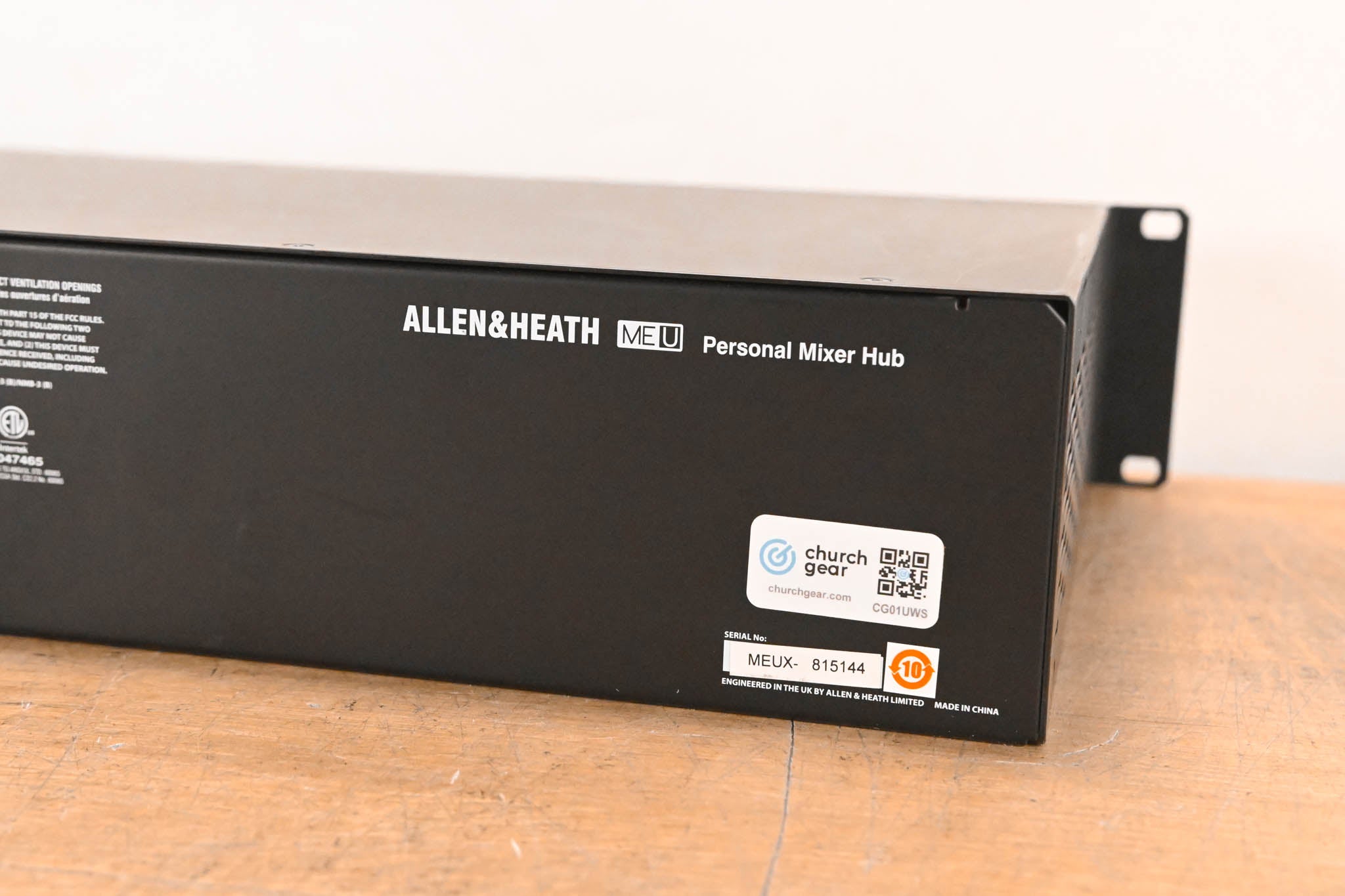 Allen & Heath ME-U 10-Port PoE Monitor Hub for ME-1 Personal Mixers