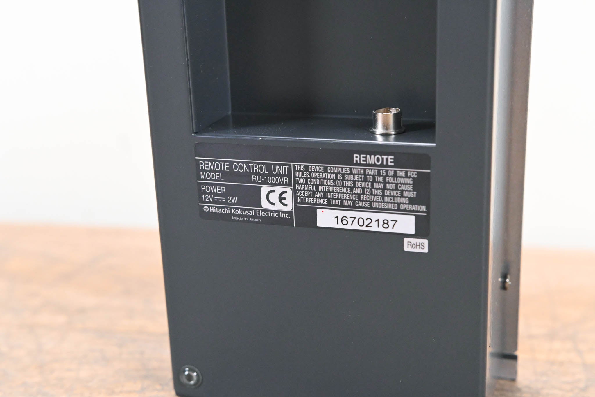 Hitachi RU-1000VR Remote Control Panel CG009CD