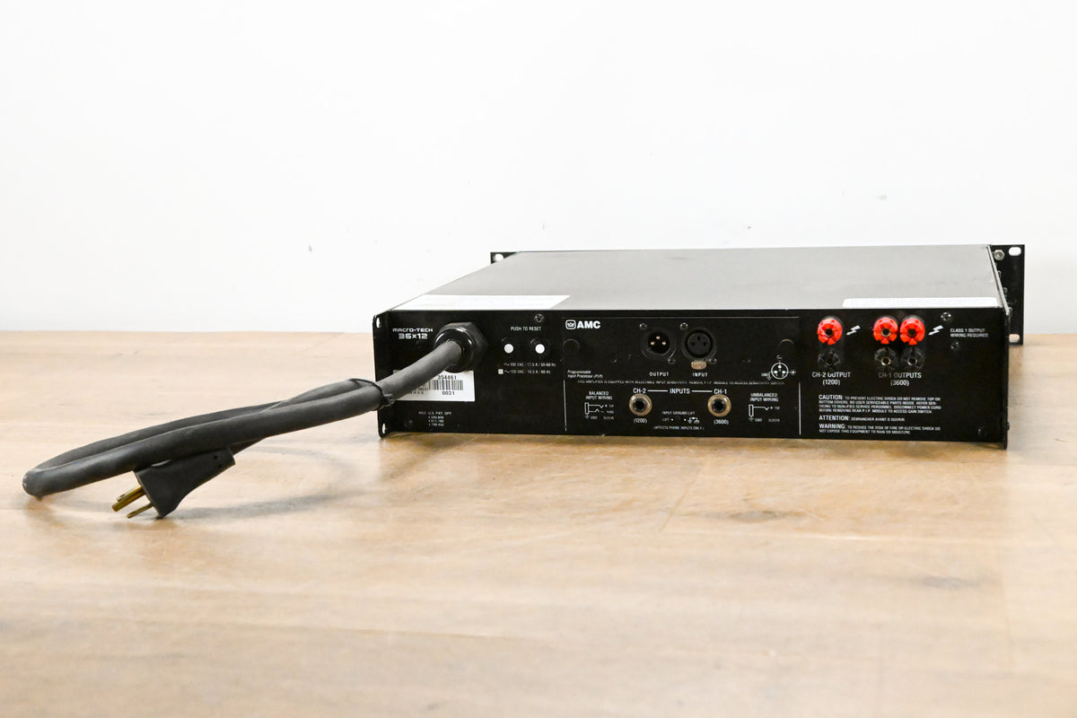 Crown Macro-Tech 36x12 2-Channel Power Amplifier