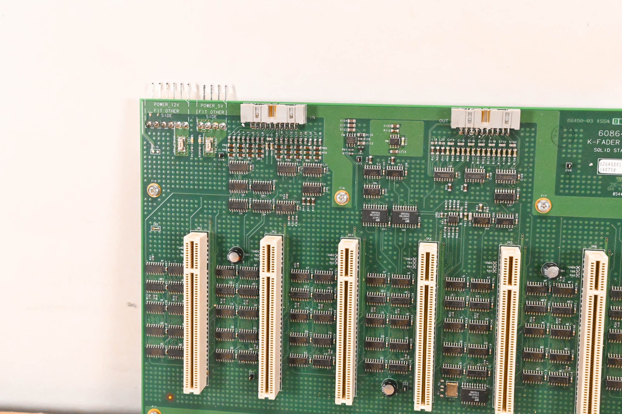 Solid State Logic SSL C300 HD K-Fader Buscard