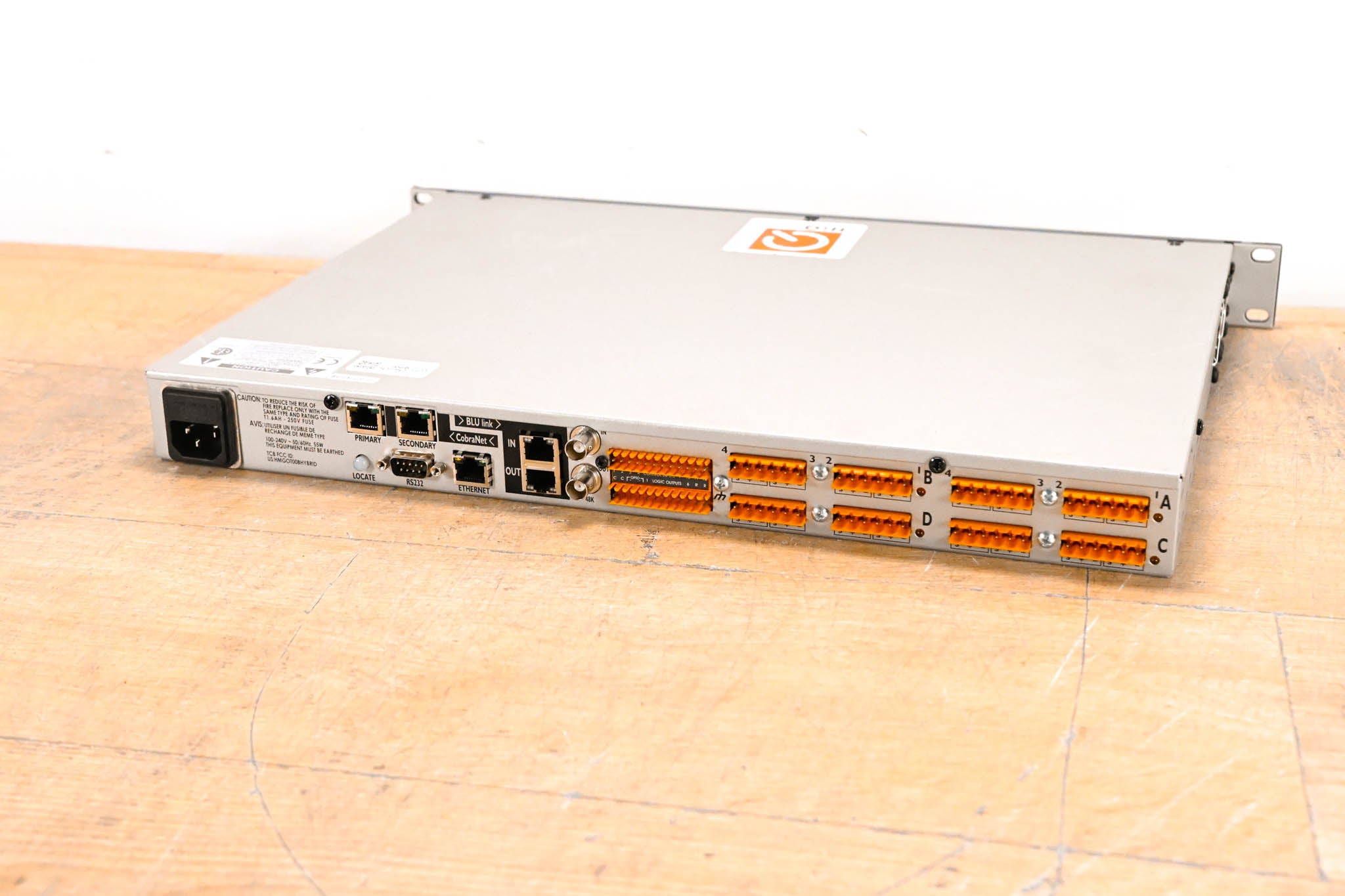 BSS London BLU-800 Signal Processor with BLU link and CobraNet