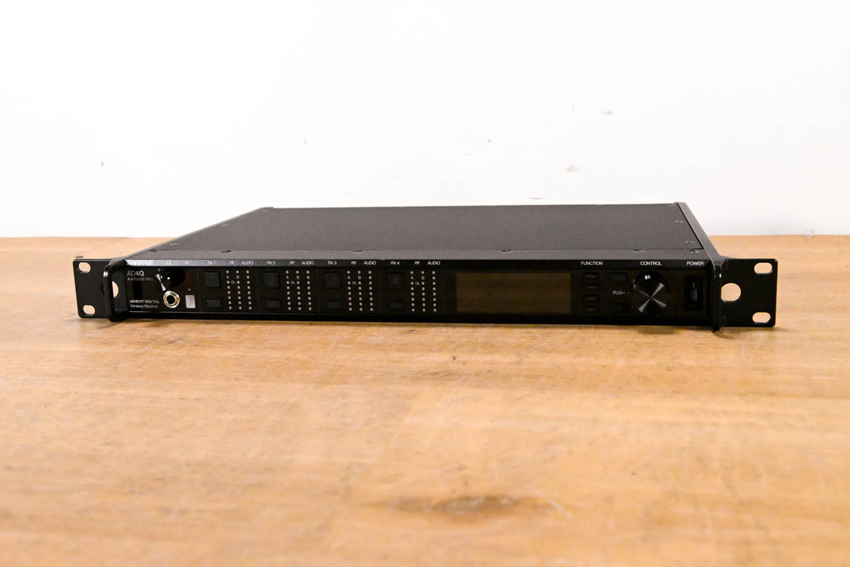 Shure AD4Q Receiver w/ four ADX1M Micro Bodypack Transmitters - A Range
