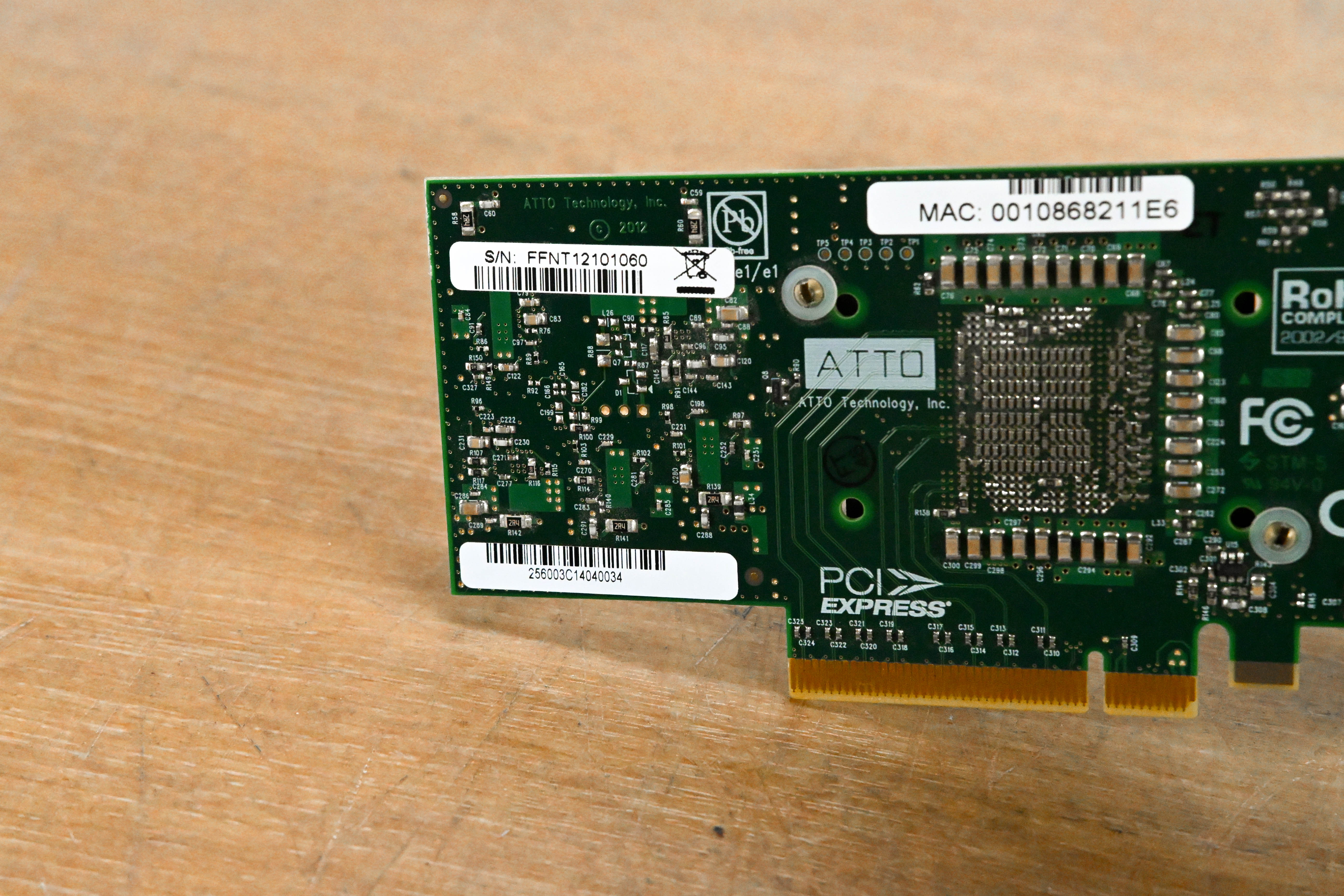 atto Technologies FastFrame NT12 Dual Port PCIe 2.0 Network Adapter