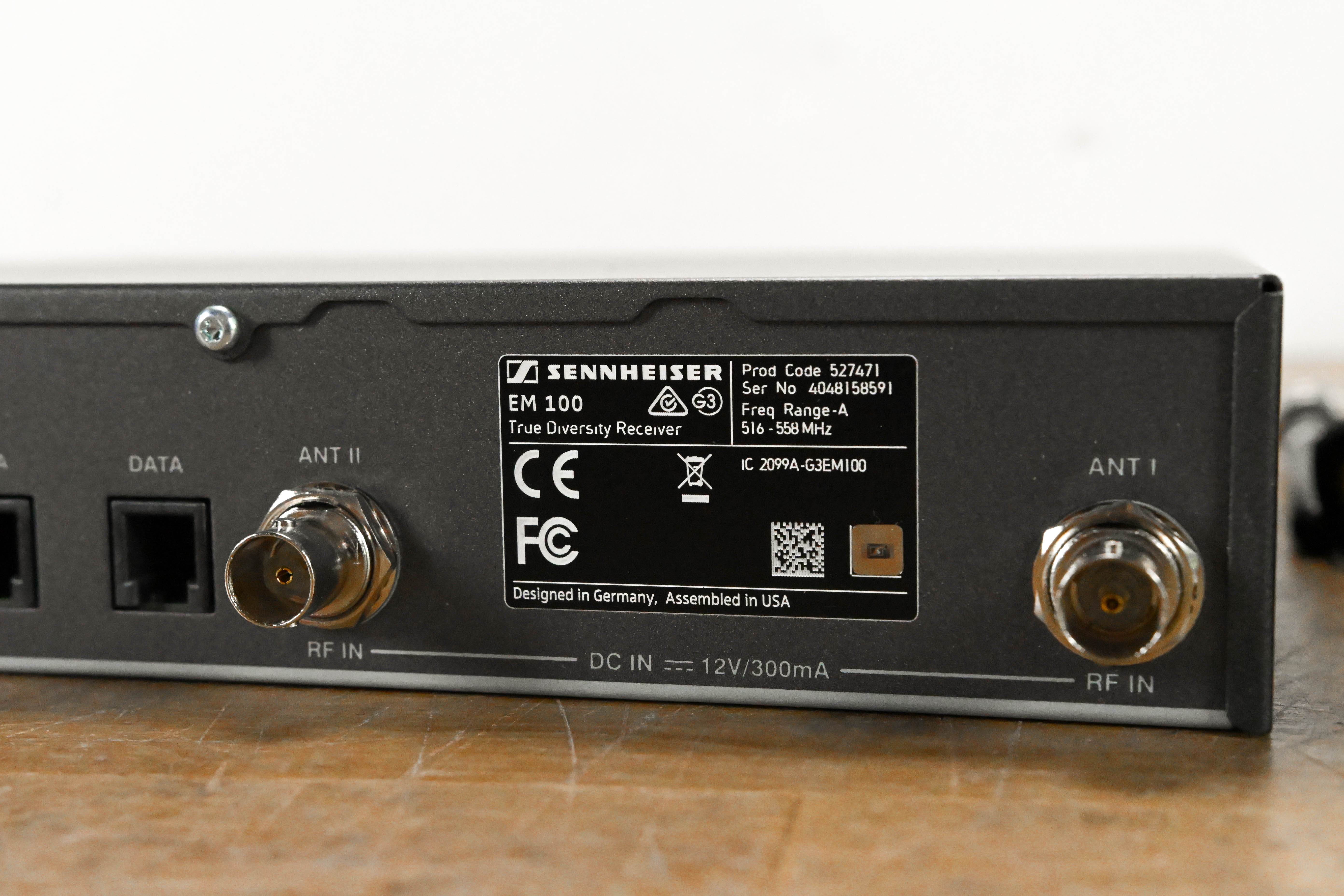Sennheiser ew 100 G3 Handheld Wireless System - A Range: 516-558 MHz