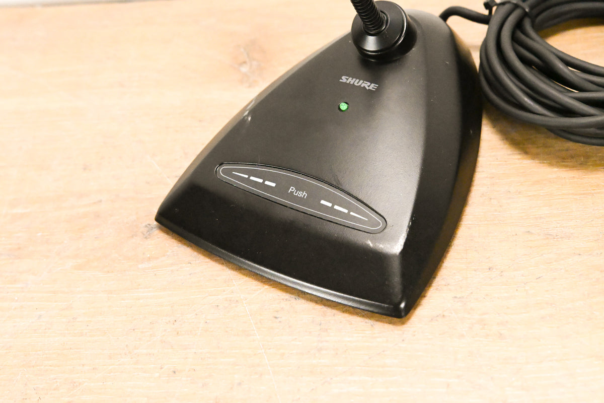 Shure MX418D/S 18" Supercardioid Gooseneck Microphone with Desktop Base