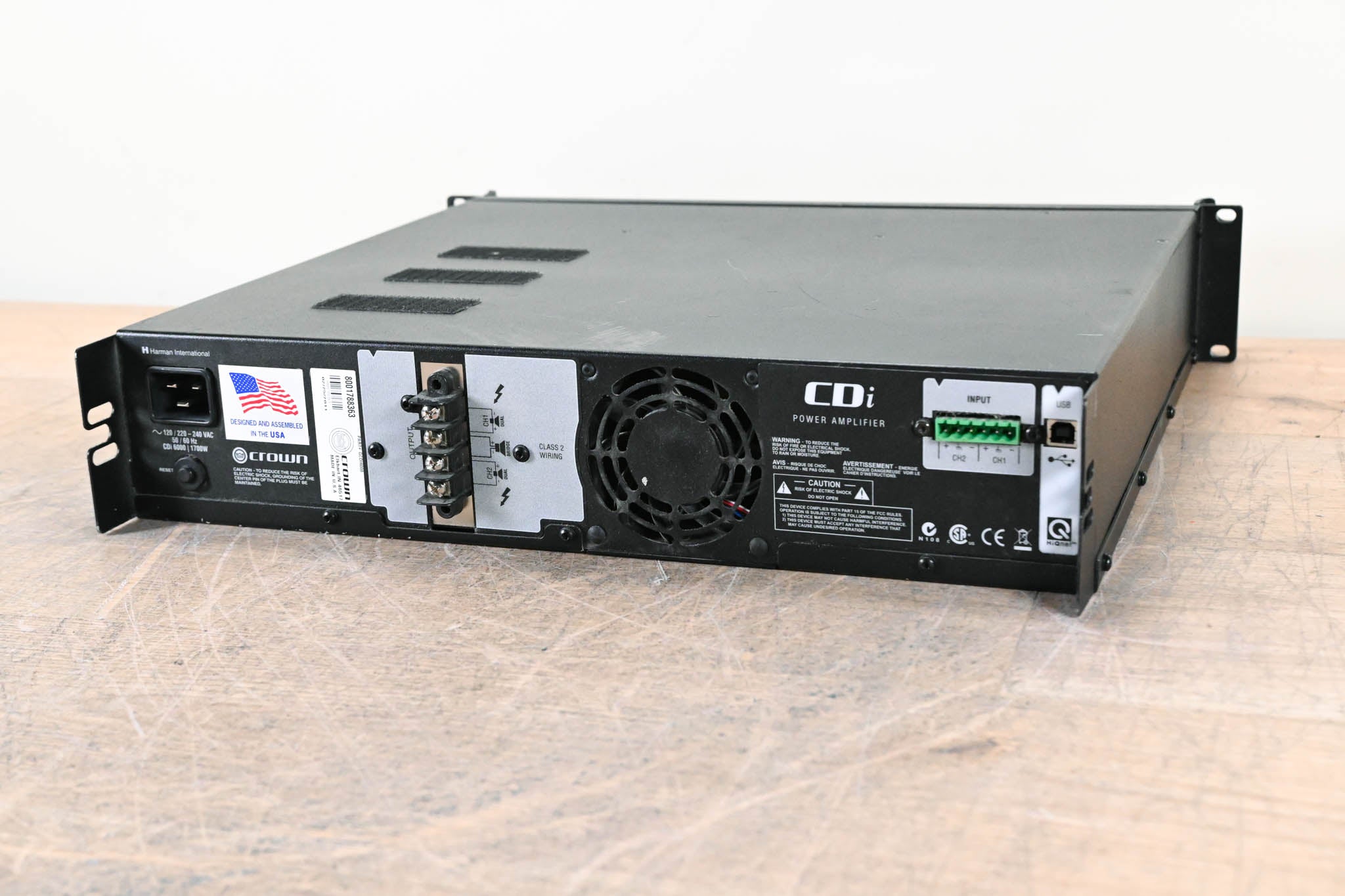 Crown CDi 6000 2-Channel Power Amplifier